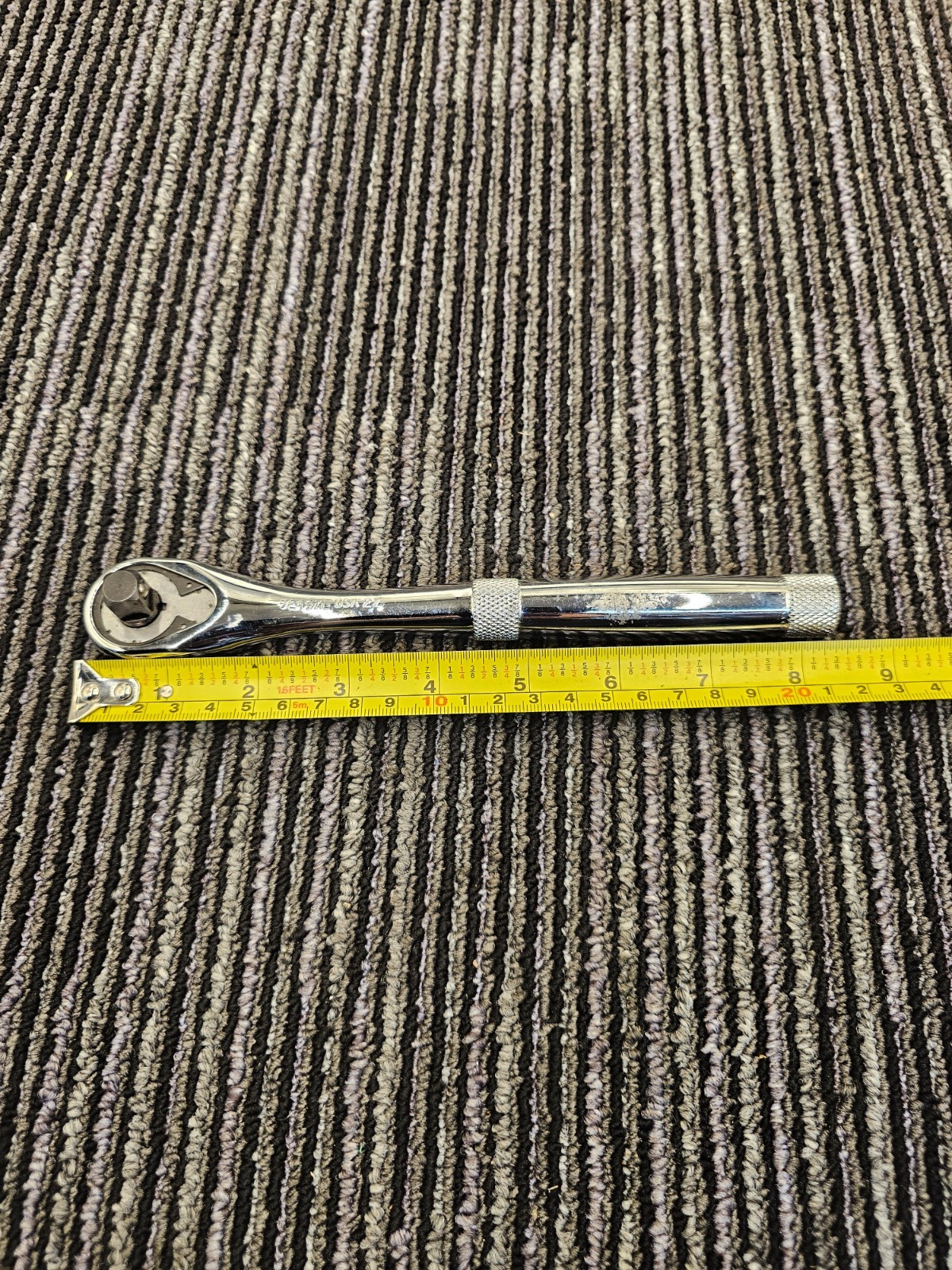 Proto 5249XL: 3/8″ Drive 8-1/2″ Long Quick Release Pear Head Standard Ratchet