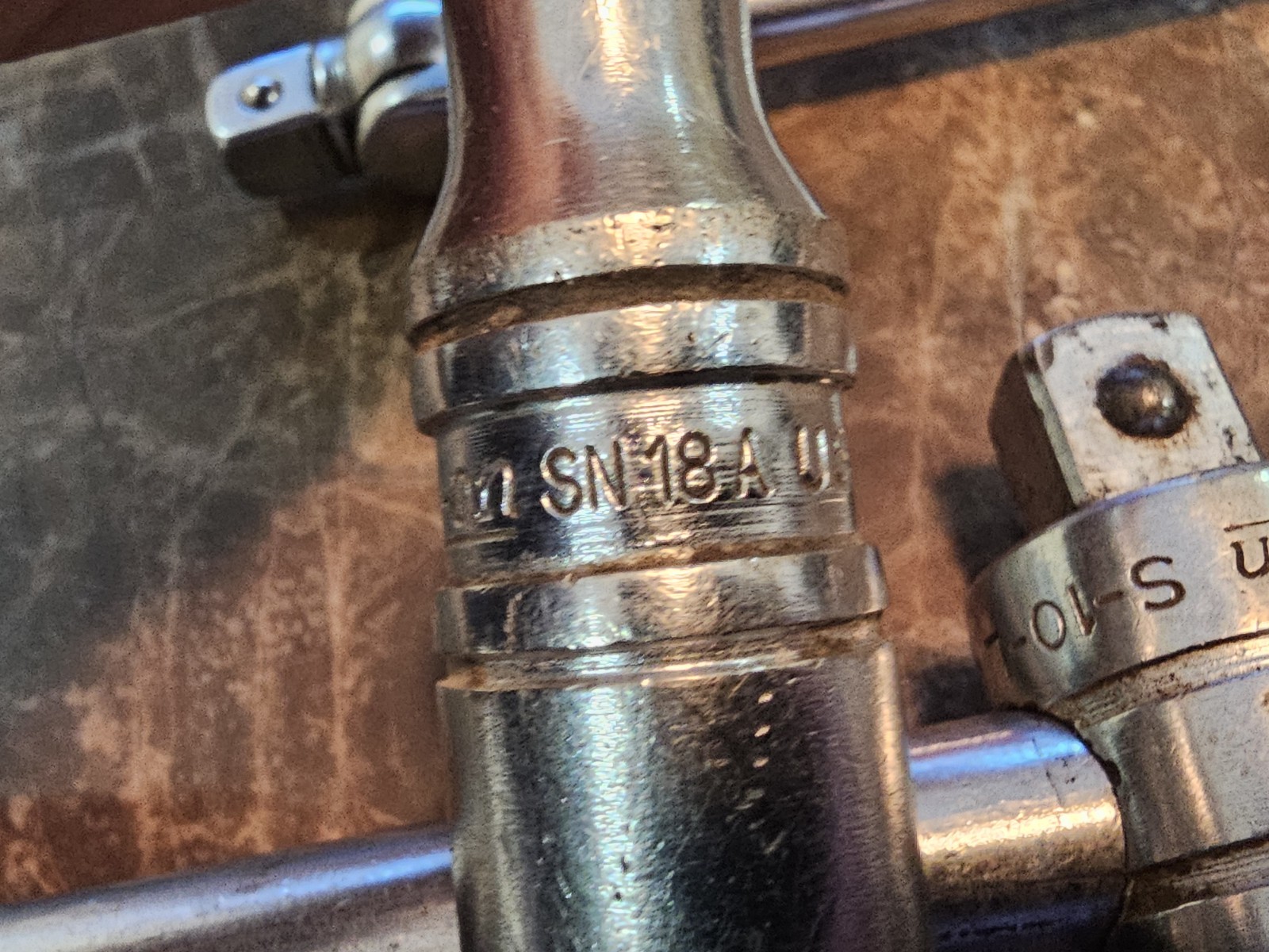 Vintage Snap-on SN18A & S10L 1/2″ Drive Breaker T Bar – 18″ & F10L 10″ 3/8″ Bar