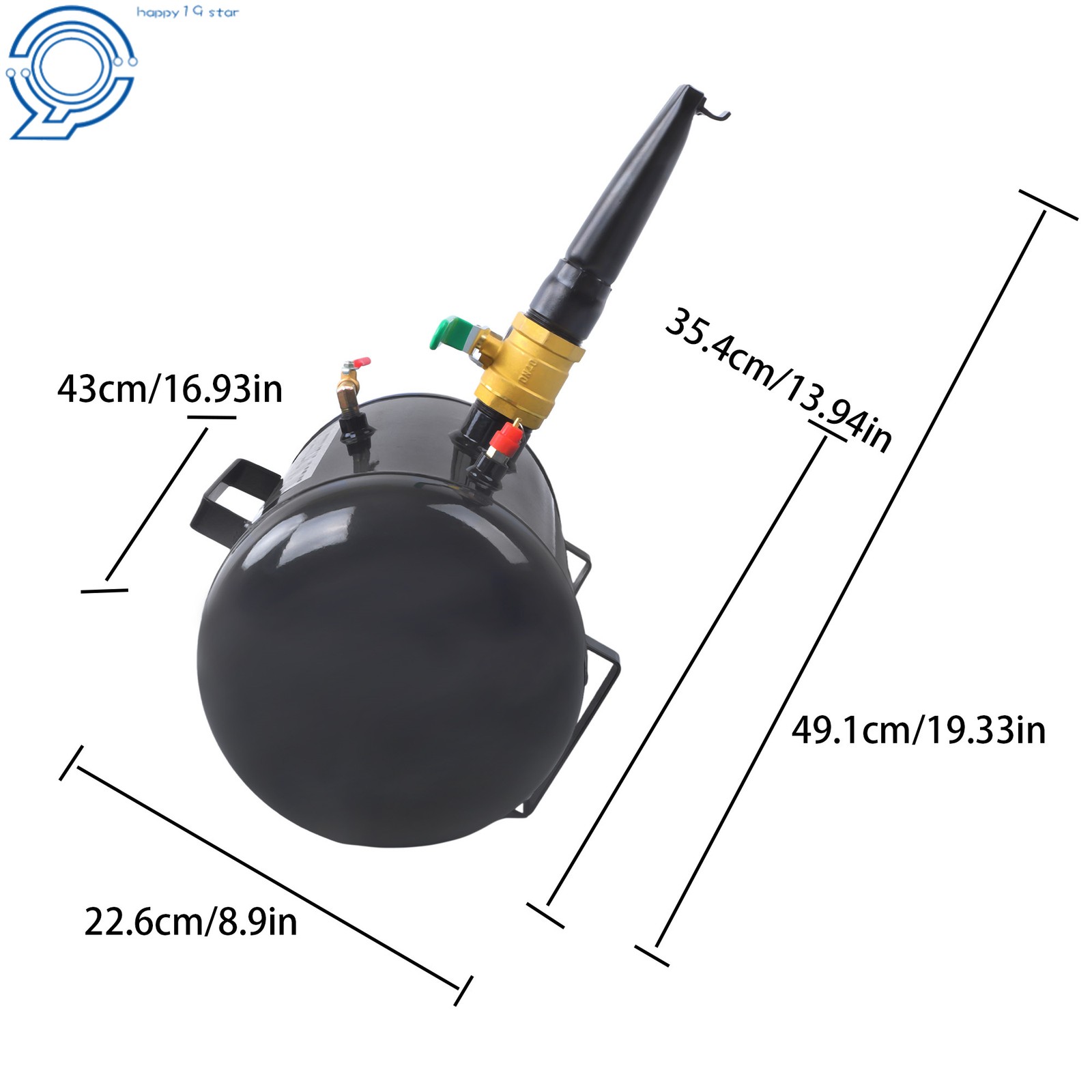 5 Gallon Air Tire Bead Seater Blaster Tool Seating Inflator Truck ATV