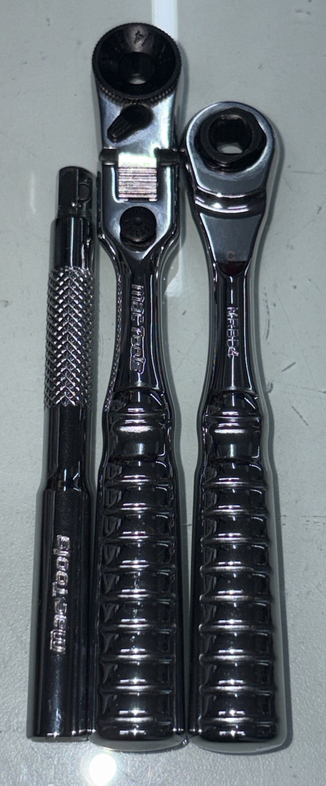 MAC Tools 3pc Ratchet Hex Bit Driver Set SBDR3S 1/4” MRBD4F MRBD4 MBDE4