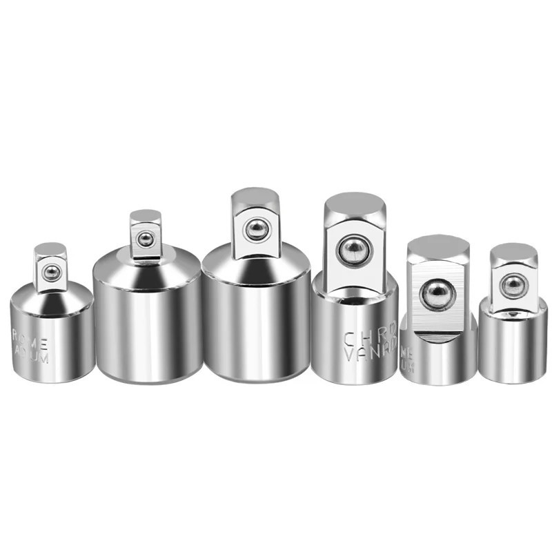 6Pcs Impact Adapter Reducer Socket Converter Set 3/4 1/4 3/8 1/2″ Female to Male