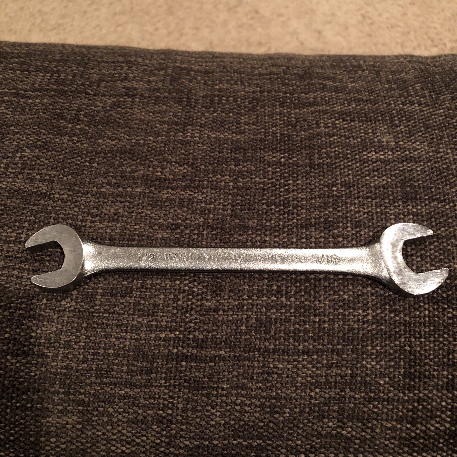 Open End Wrench 9/16 inch x 1/2 inch By Harley Davidson. See Pictures