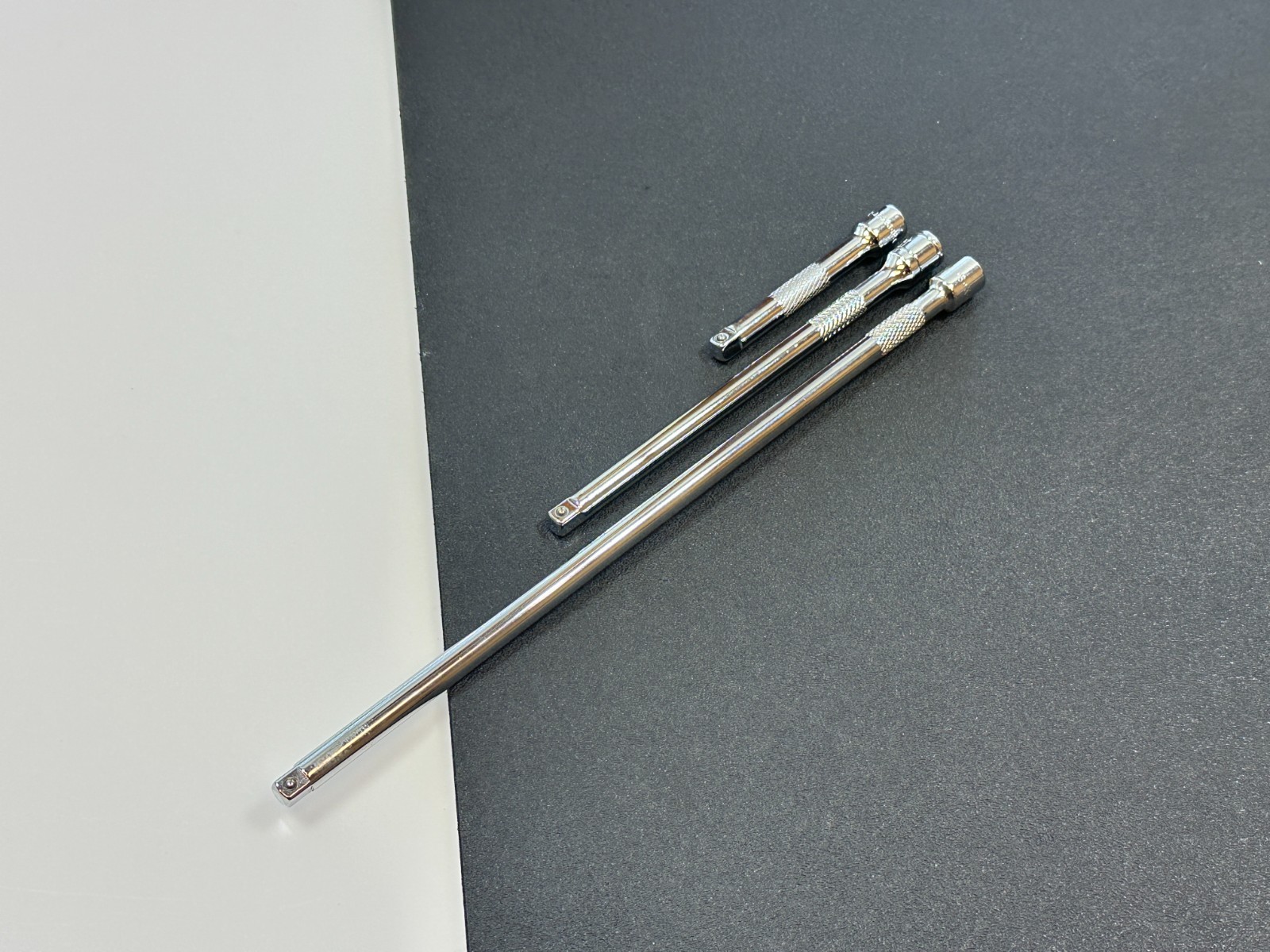 🇺🇸 NEW SK Tools USA 3pc Knurled 1/4” Drive Extension Set Lot, 3” 6” 10”