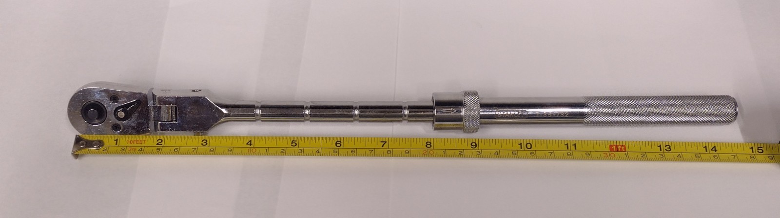 Stanley 3/8-inch drive extendable locking flex-head ratchet, 7-85-782