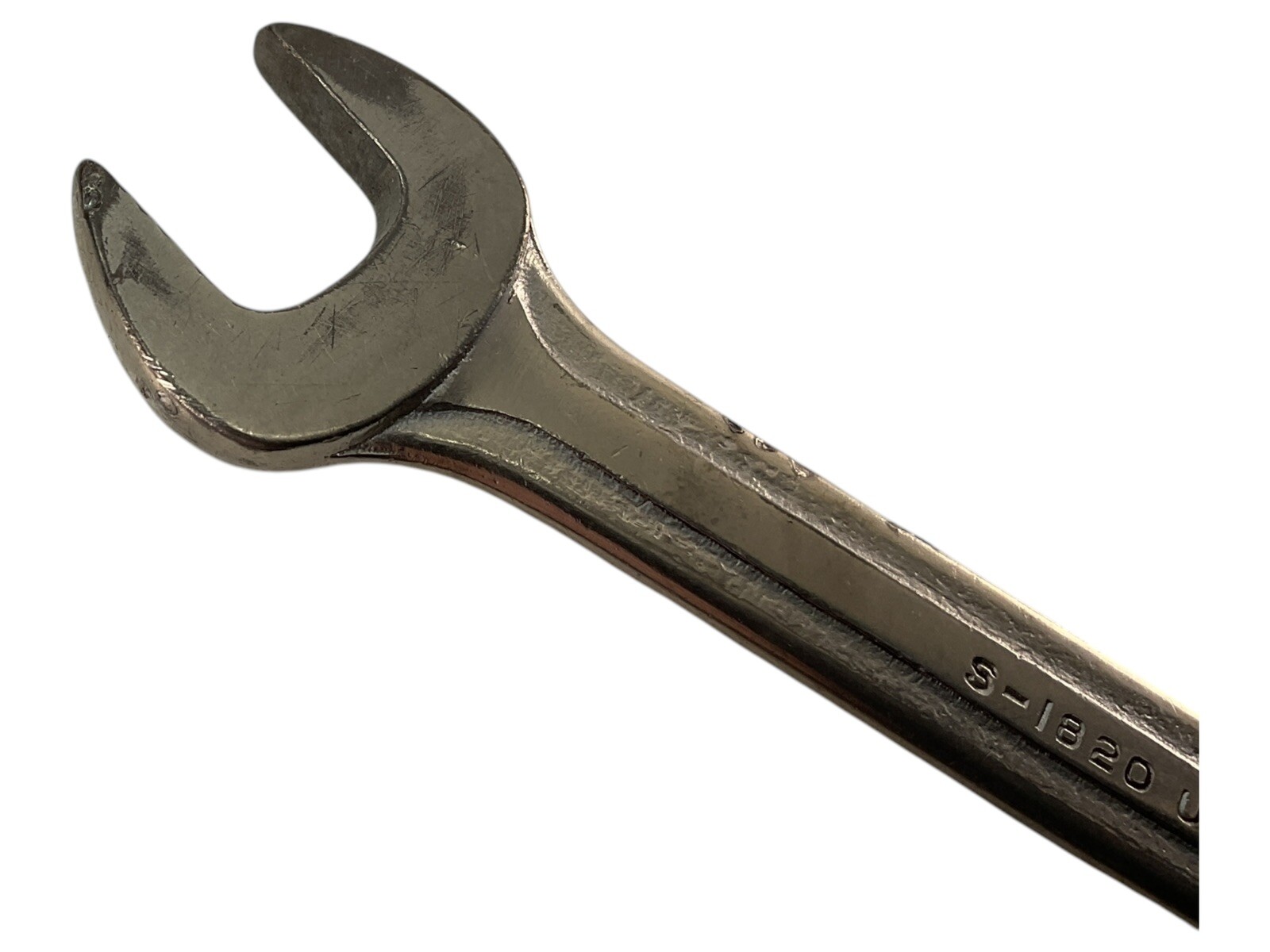 Blue Point Supreme S-1820 1/2″ x 9/16″ Double Open End Wrench USA Vintage