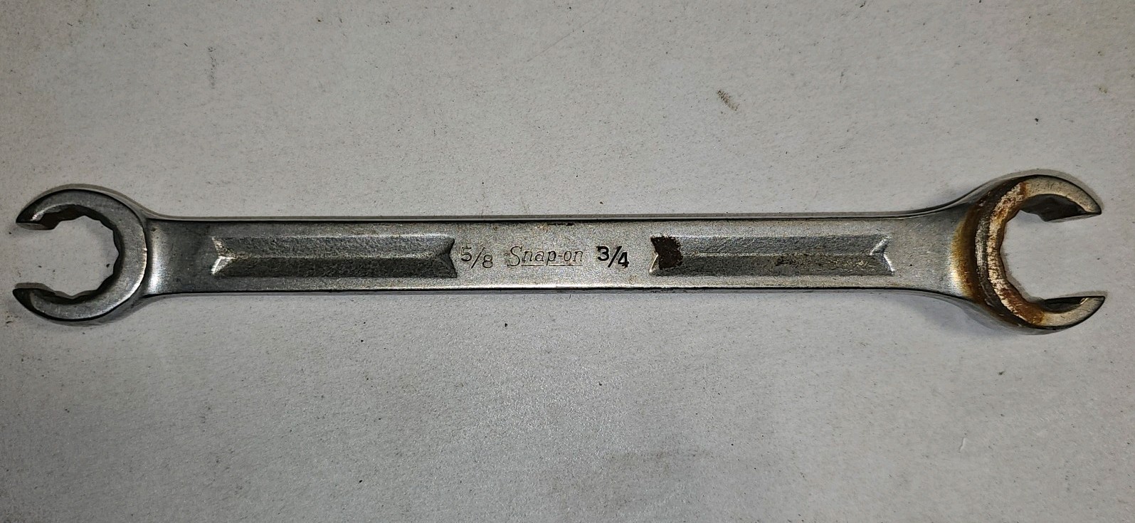 Snap On 5/8″ X 3/4″ RXV-2024 Flare Line Nut Wrench 12 Point