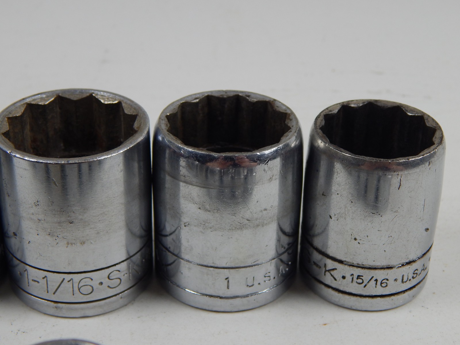 SK Professional Tools 1/2″ Drive 13pc Shallow Chrome Socket Set 7/16″ to 1-1/4″