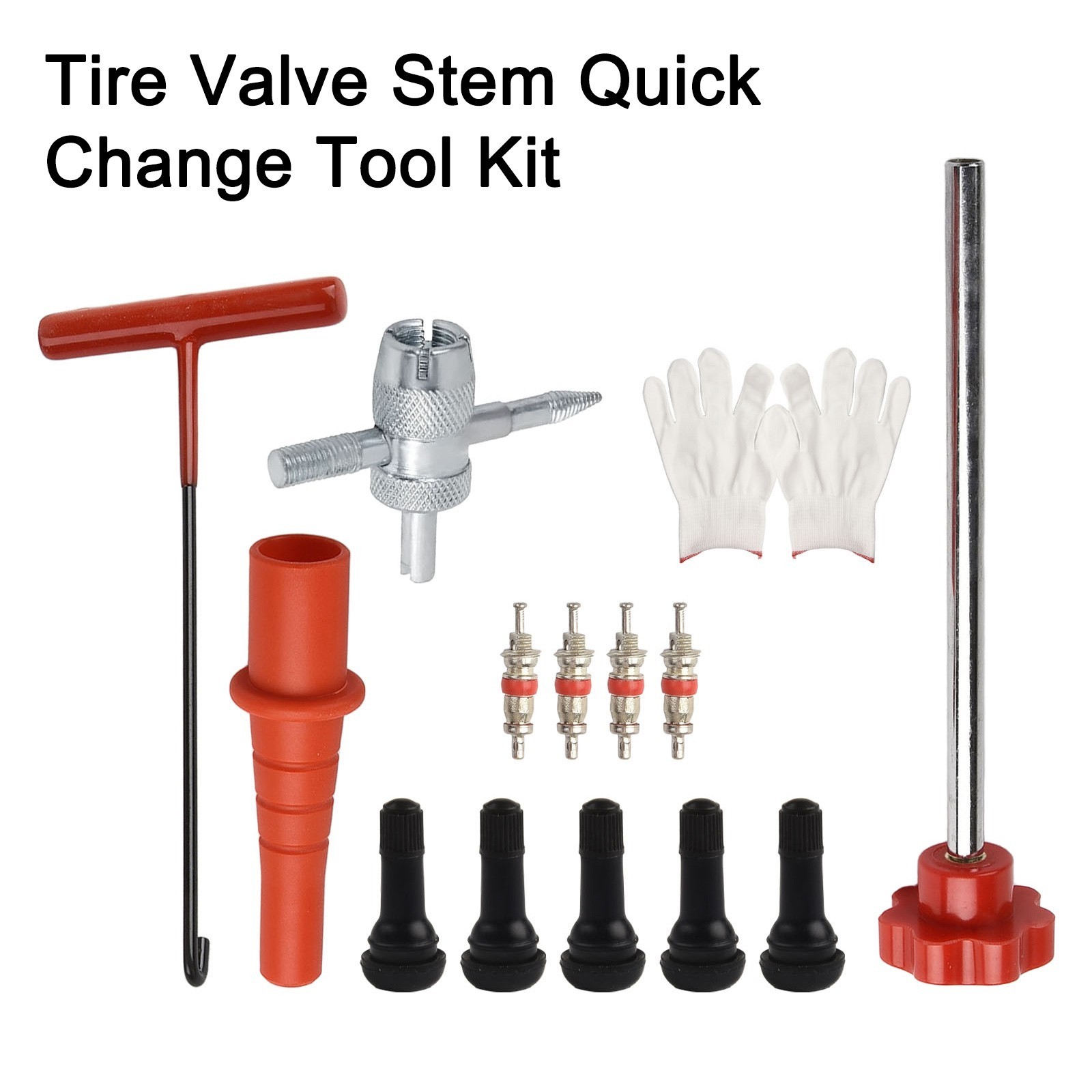 Complete 13PCS Tire Valve Stem Core Replacement Tool for Efficient Repairs