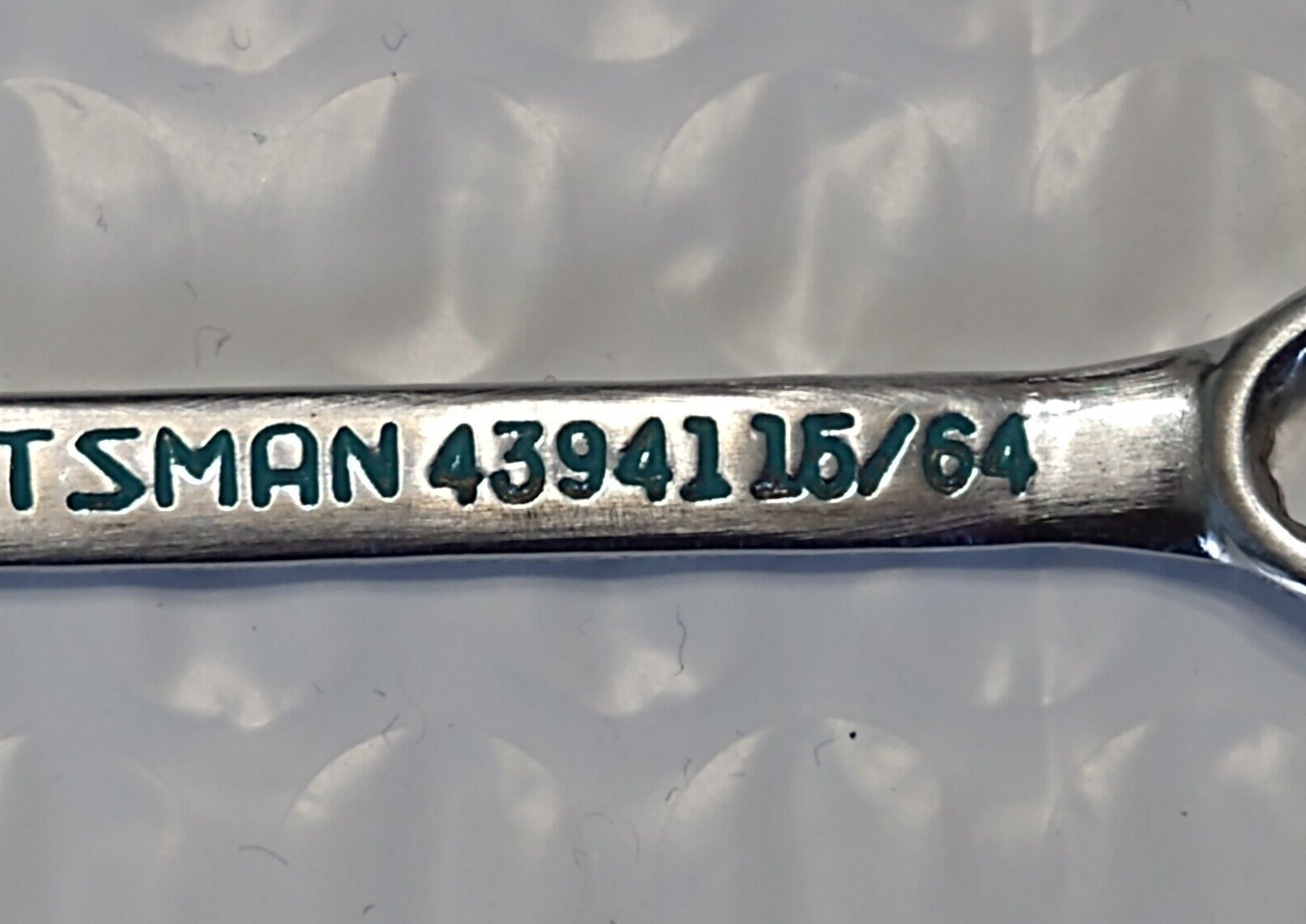 CRAFTSMAN TOOLS 43941, 7/32″ x 15/64″ COMBINATION WRENCH, 3.25″ LONG, 12 POINT.
