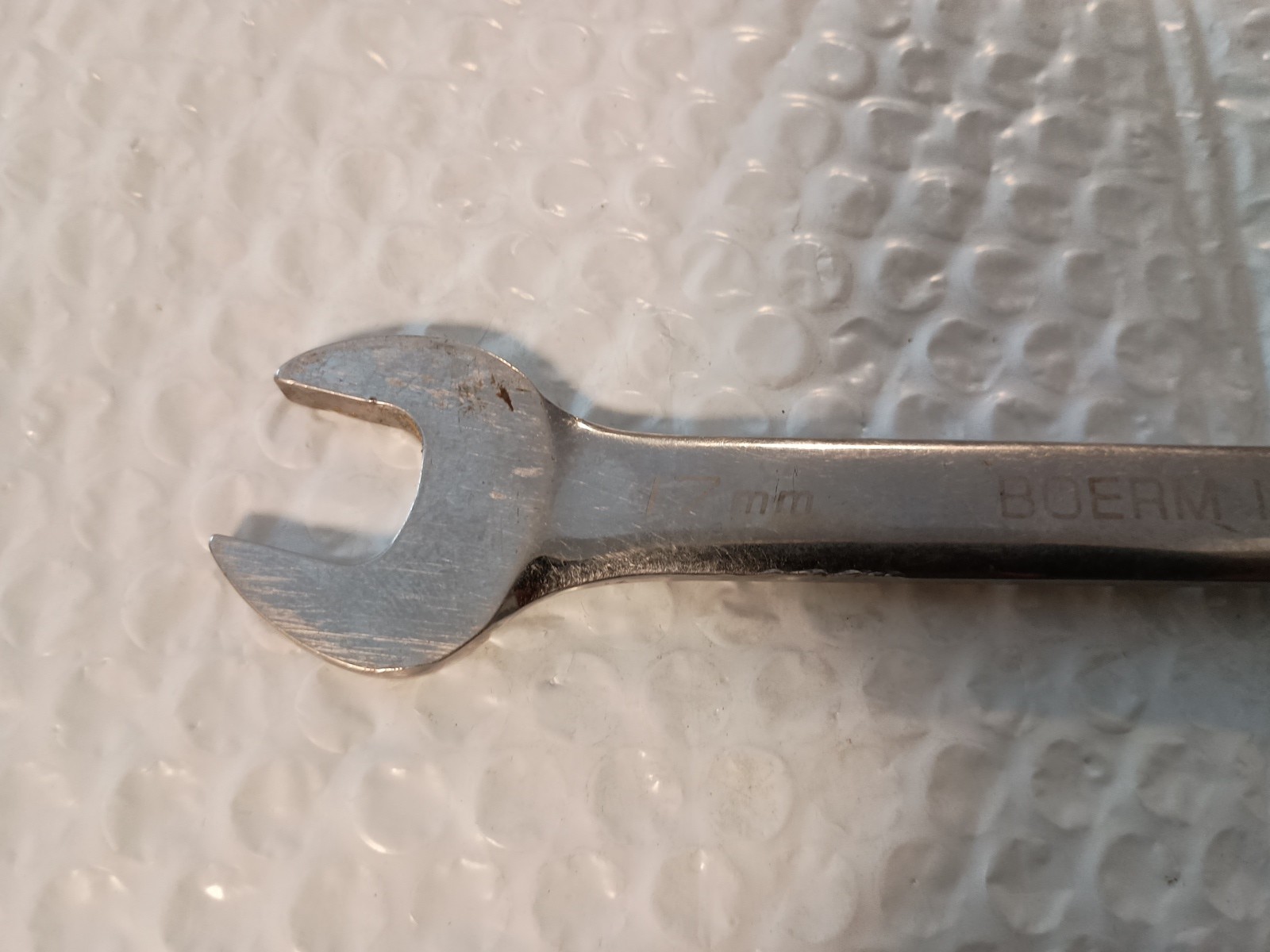 BLUE POINT TOOLS BOERM17, 17MM. RATCHETING COMBO WRENCH, 9″ L. 12PT *REVERSIBLE*