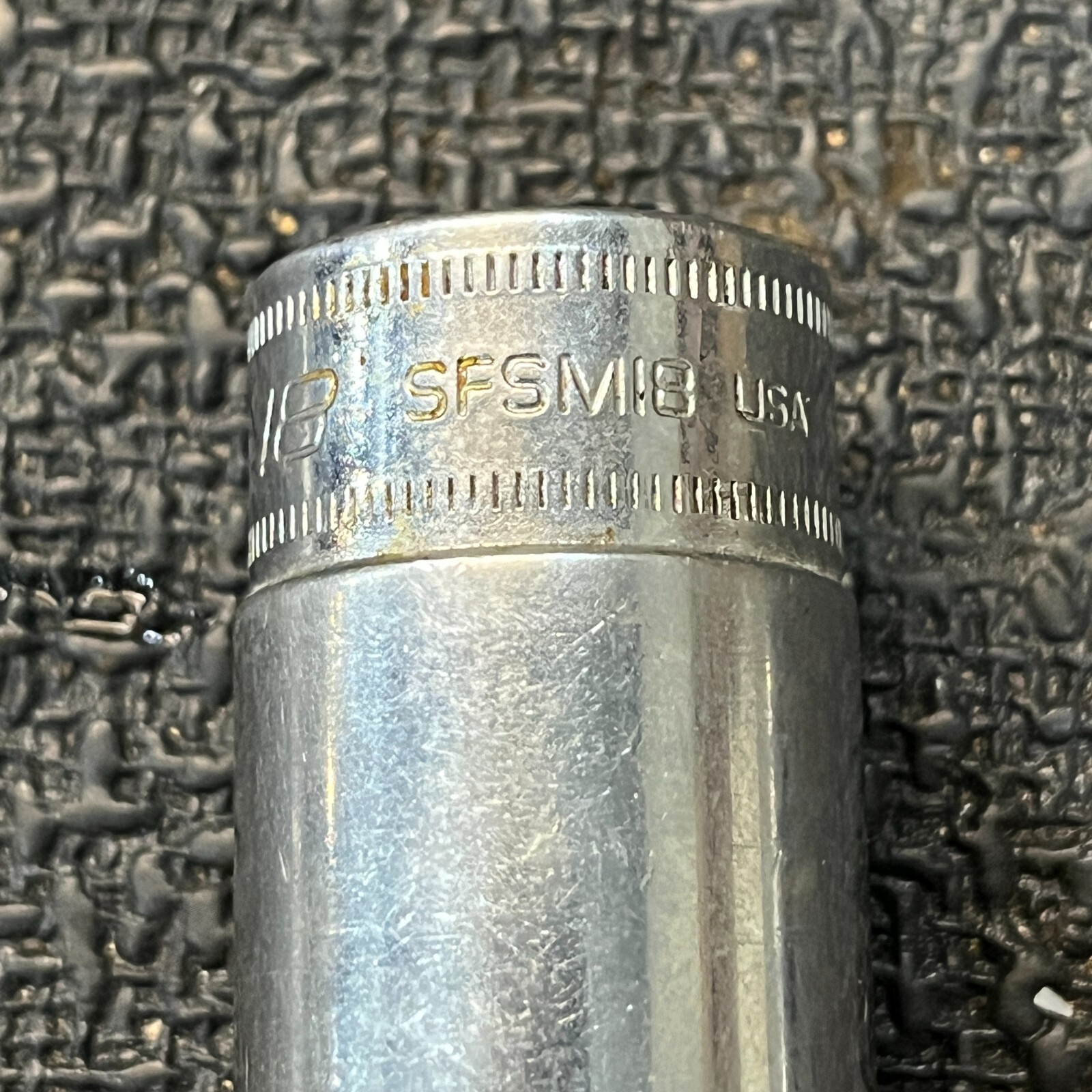 Snap-on Tools 3/8″ Drive 18mm Deep Socket SFSM18 USA 6-Point
