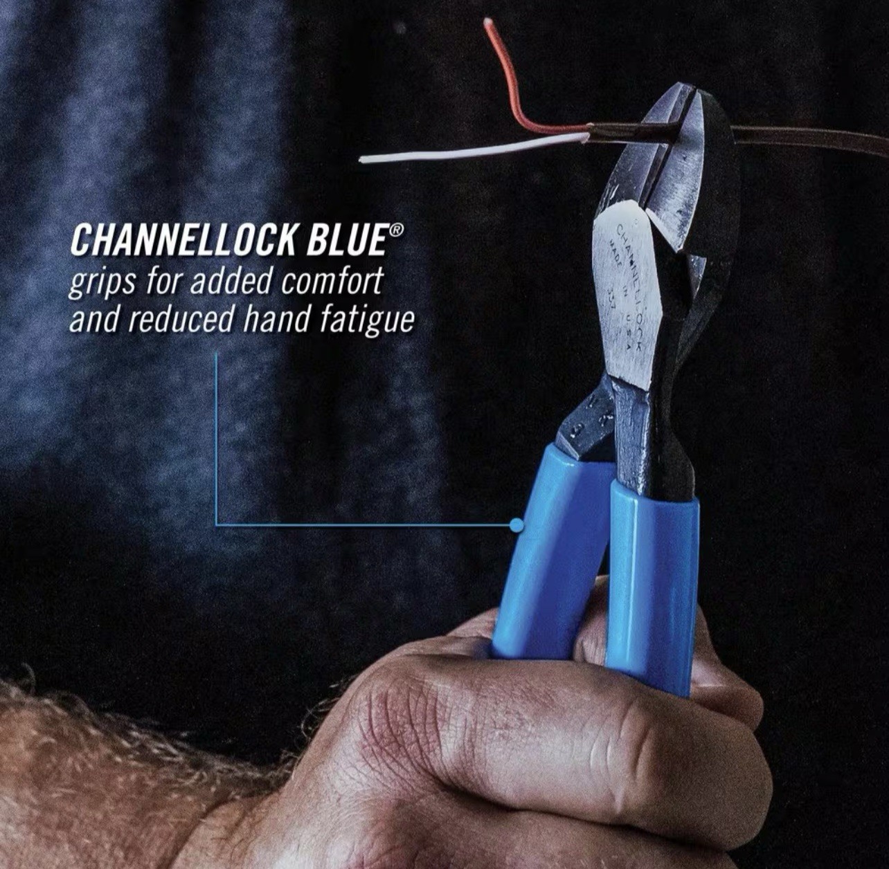 Channellock 337 7 in. XLT High Leverage Diagonal Lap Joint Cutting Pliers