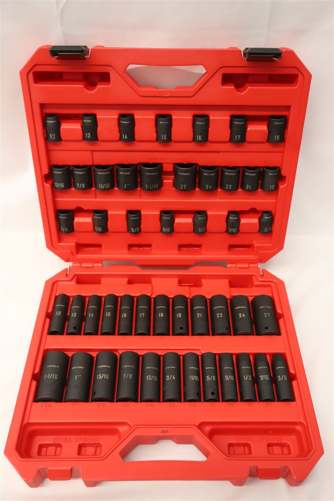 CRAFTSMAN 48-Piece 1/2-inch Drive 6-Point Impact Socket Set – CMMT16548