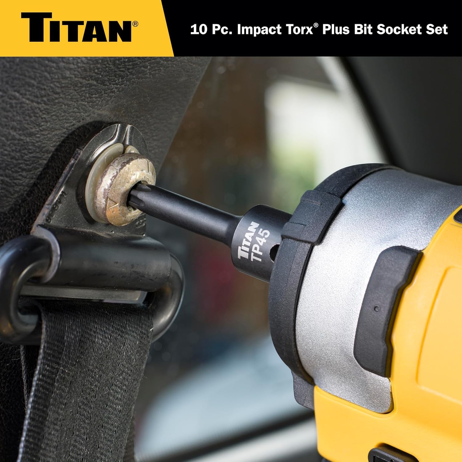 Titan Tools 10-Piece Impact Torx Plus Bit Socket Set (49008)