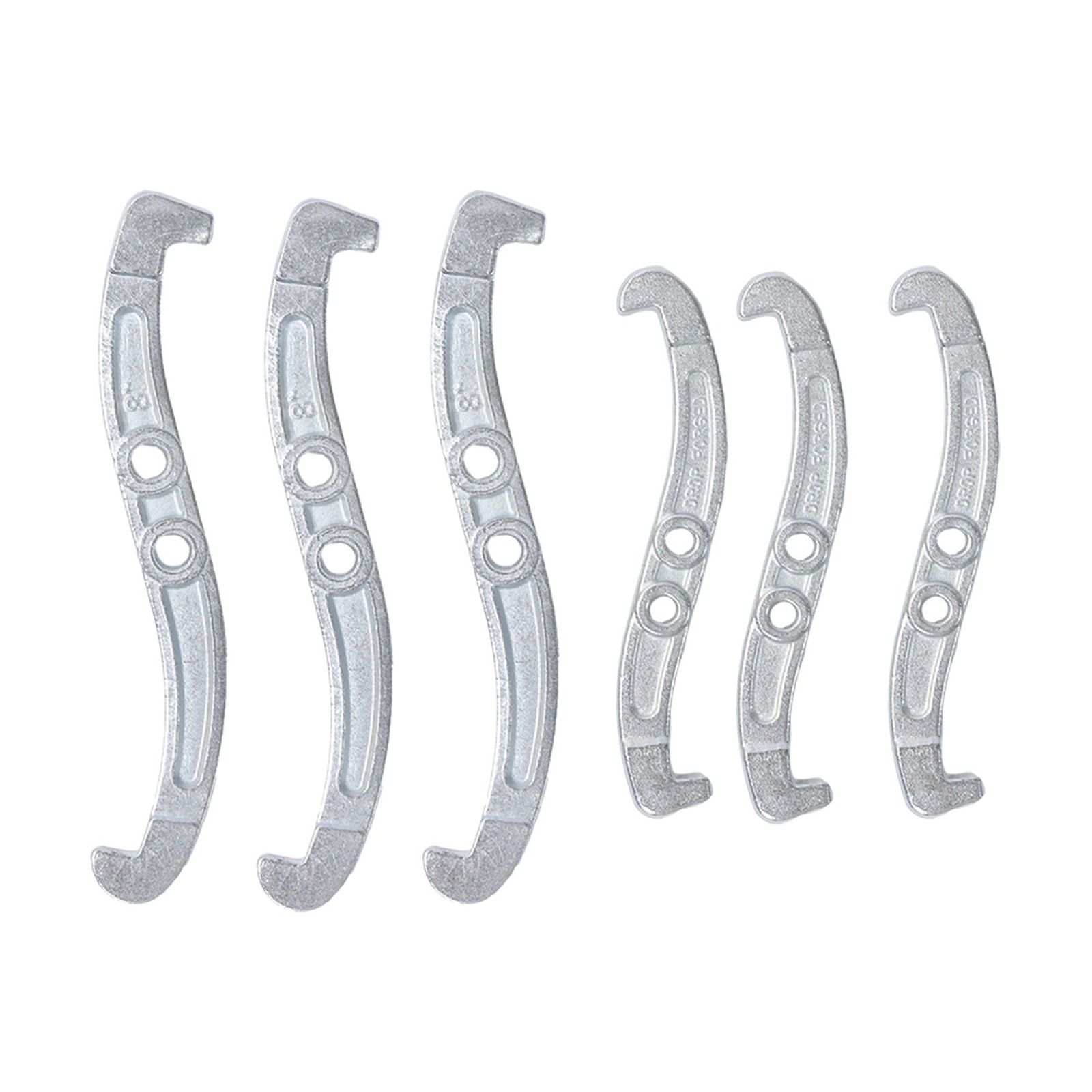4 Pieces Gear Puller Three Jaw Set Gear Bearing Race Pull Tool Kit 3″ 4″ 6″ 8″