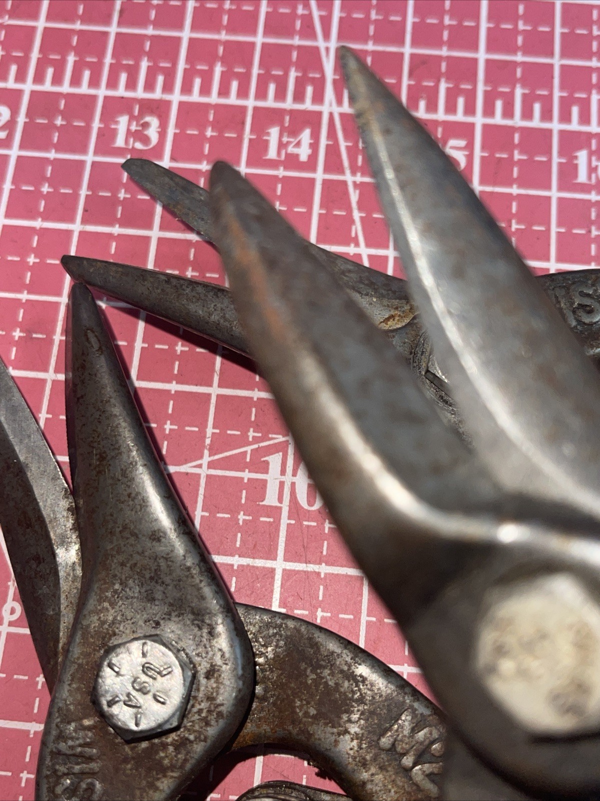 Vintage Wiss USA M2 Right M3 Straight & Master Mechanic Left Aviation Snips Set