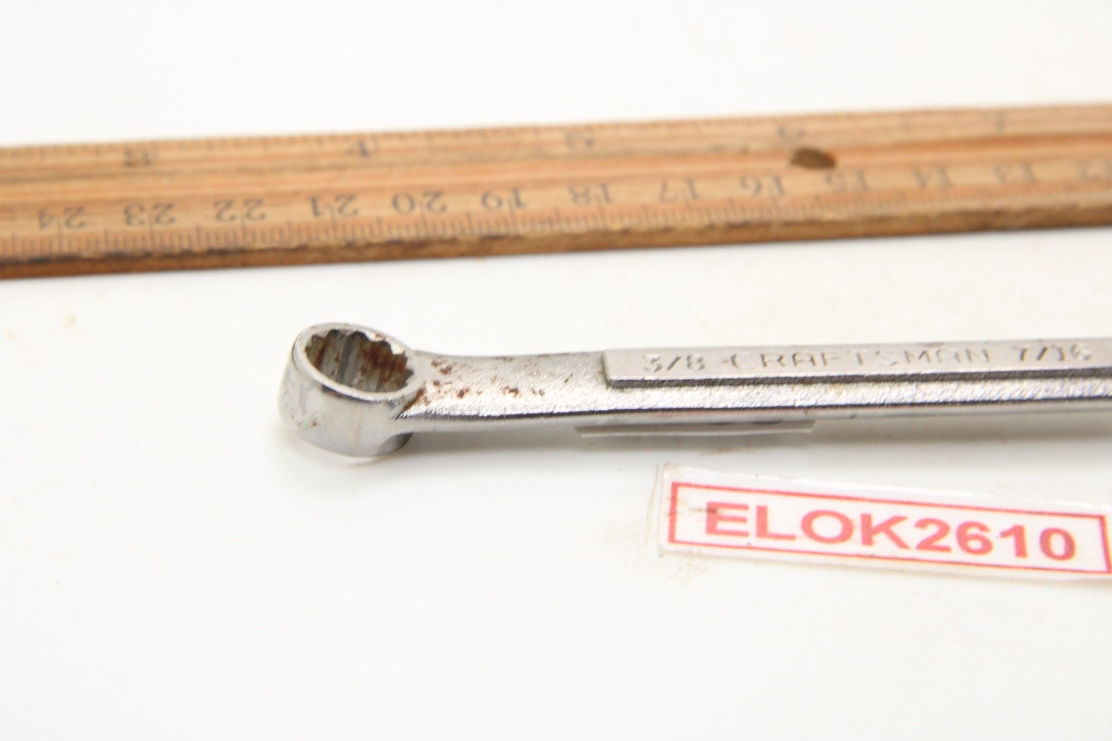 Craftsman VV-43866 3/8″ x 7/16″ 12 Point SAE Box End Wrench 4-3/8″ USA