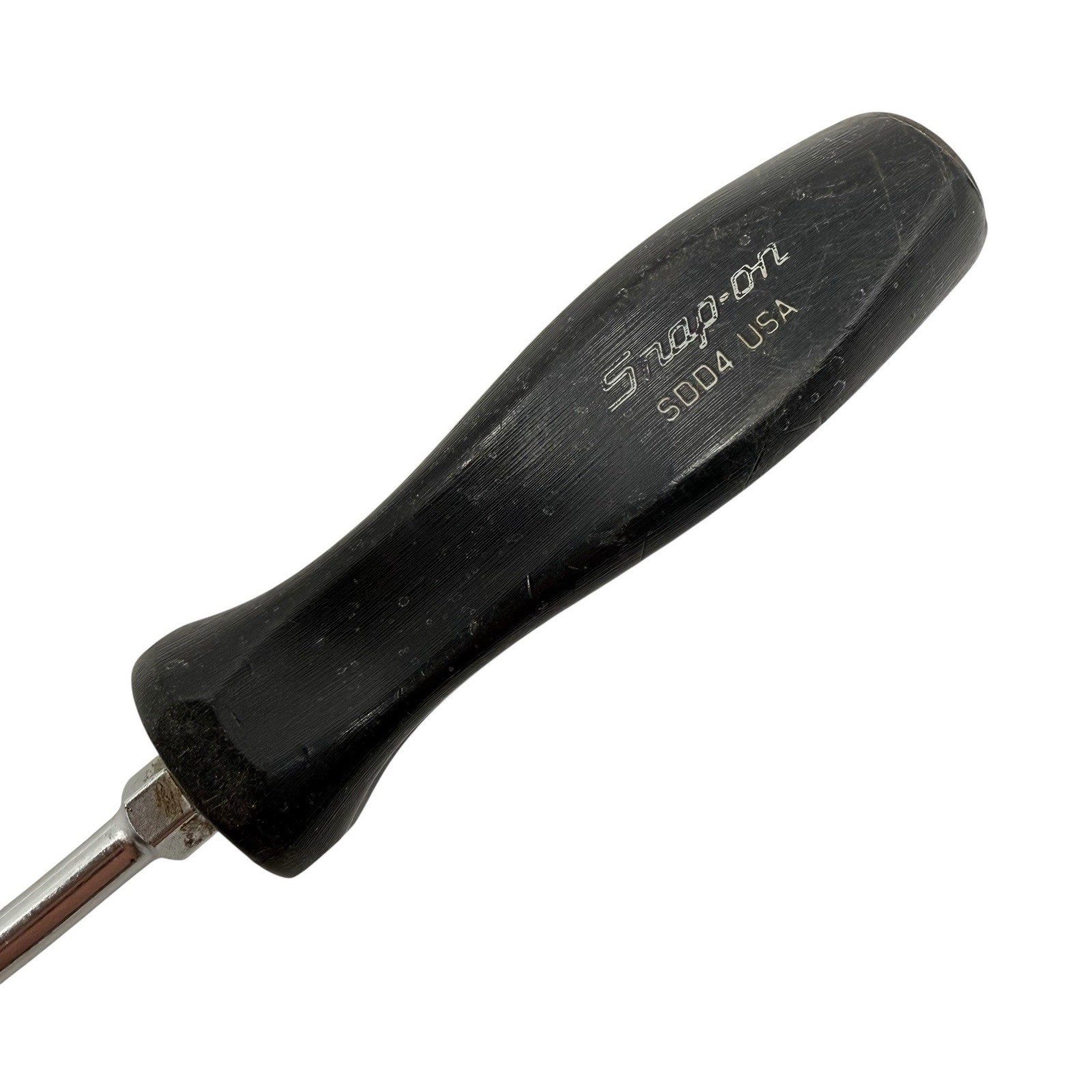 Snap On Tools SSD145 & SDD4 Flat Tip Slotted Screwdriver Black Hard Handle USA