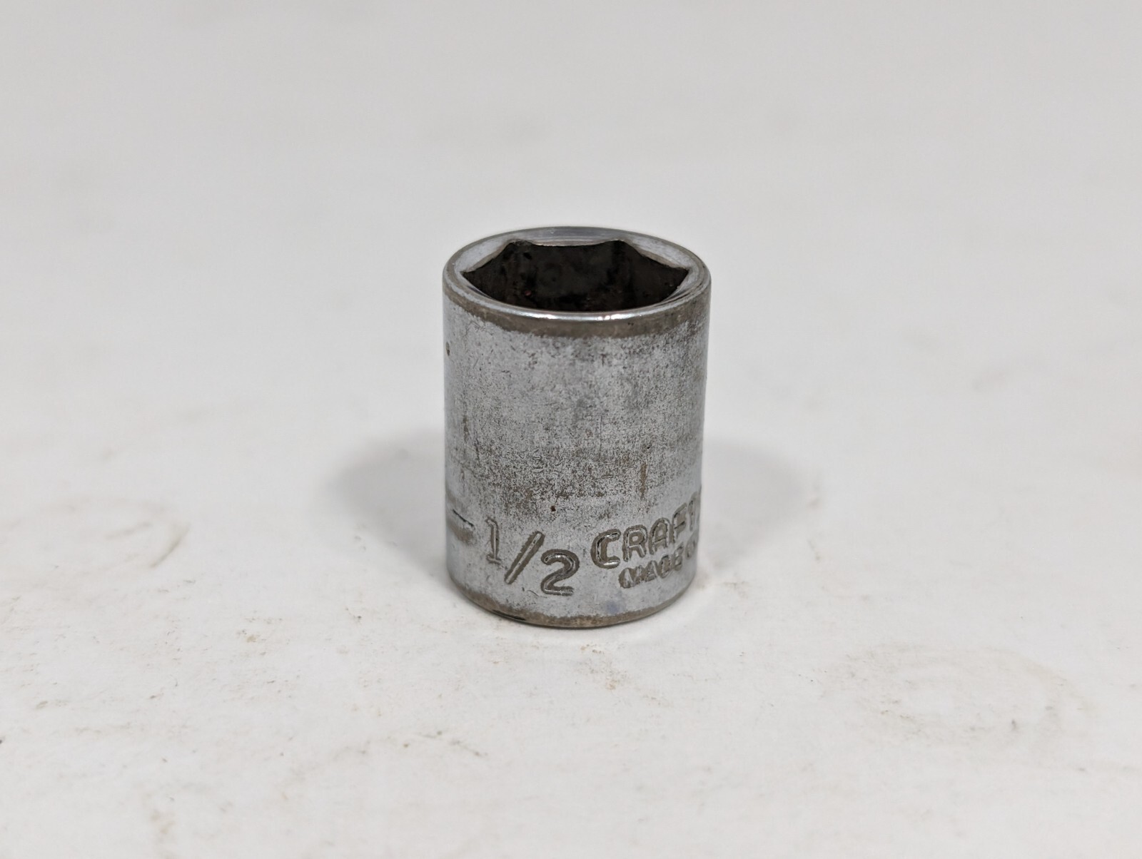 Craftsman 43499 Shallow 1/2″ Socket 1/4″ Drive 6pt Made In USA