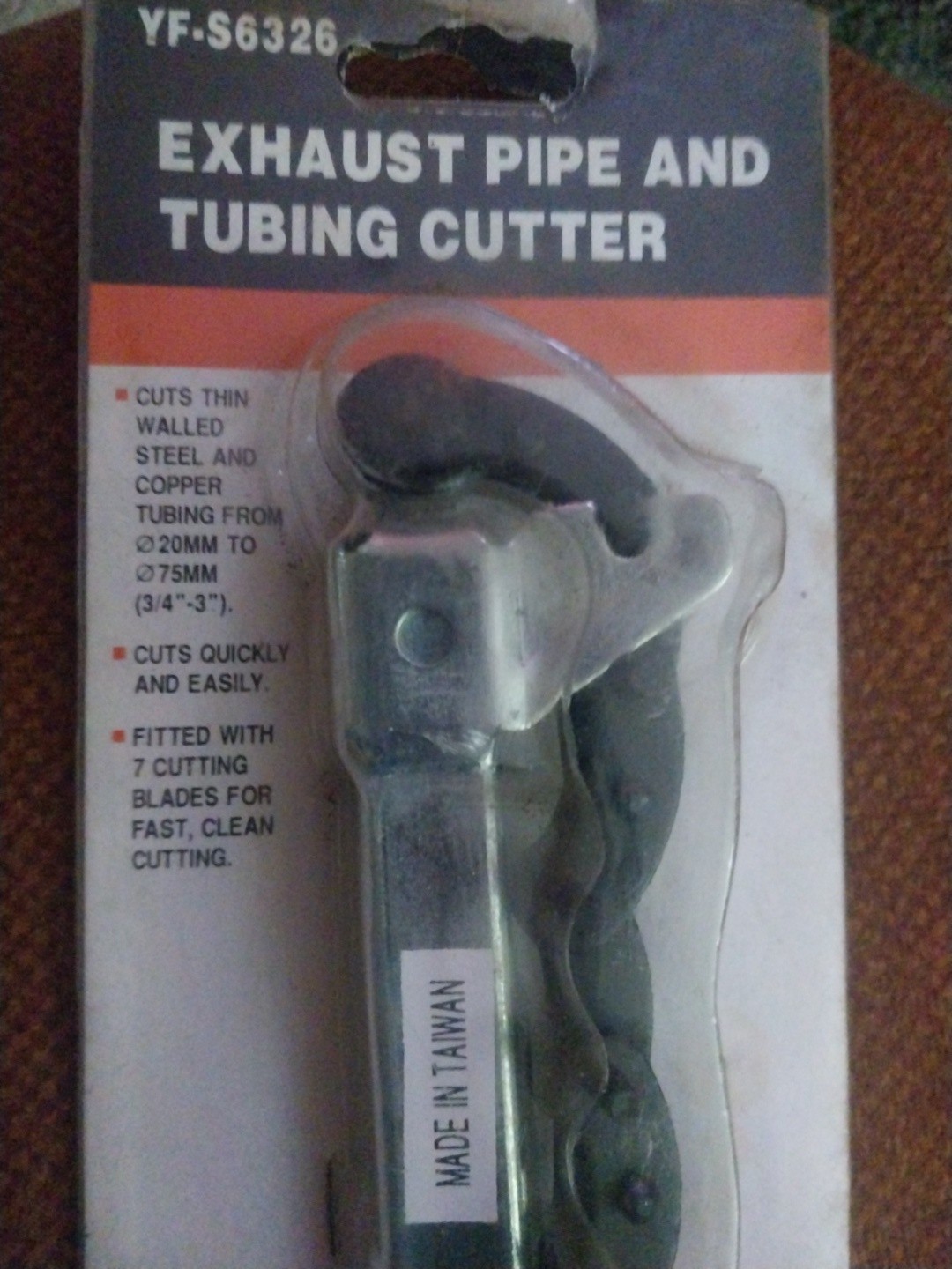 Laser Tools Exhaust Pipe/Tube Cutter 20 – 75mm YF-S6326 NEW