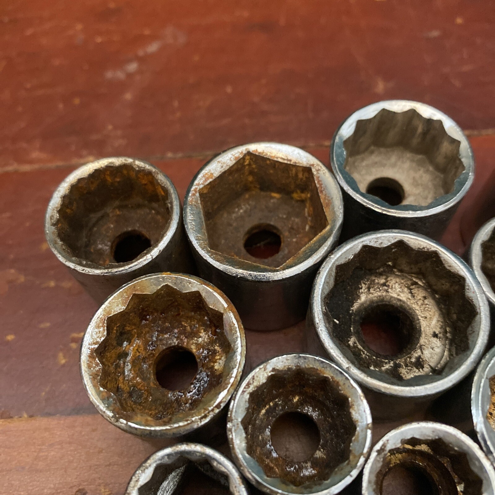 Big Socket Lot Of 64 Assorted Sizes & Brands Metric & SAE Japan Taiwan USA Tools