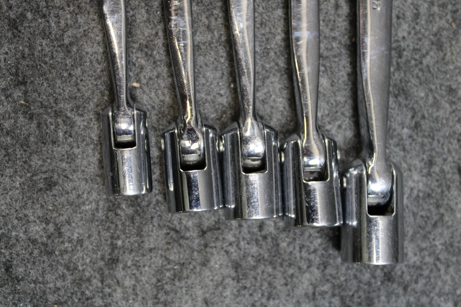 SK Tools Metric Flex Head Combination Wrench Set 10mm-19mm w/Tray (458903)