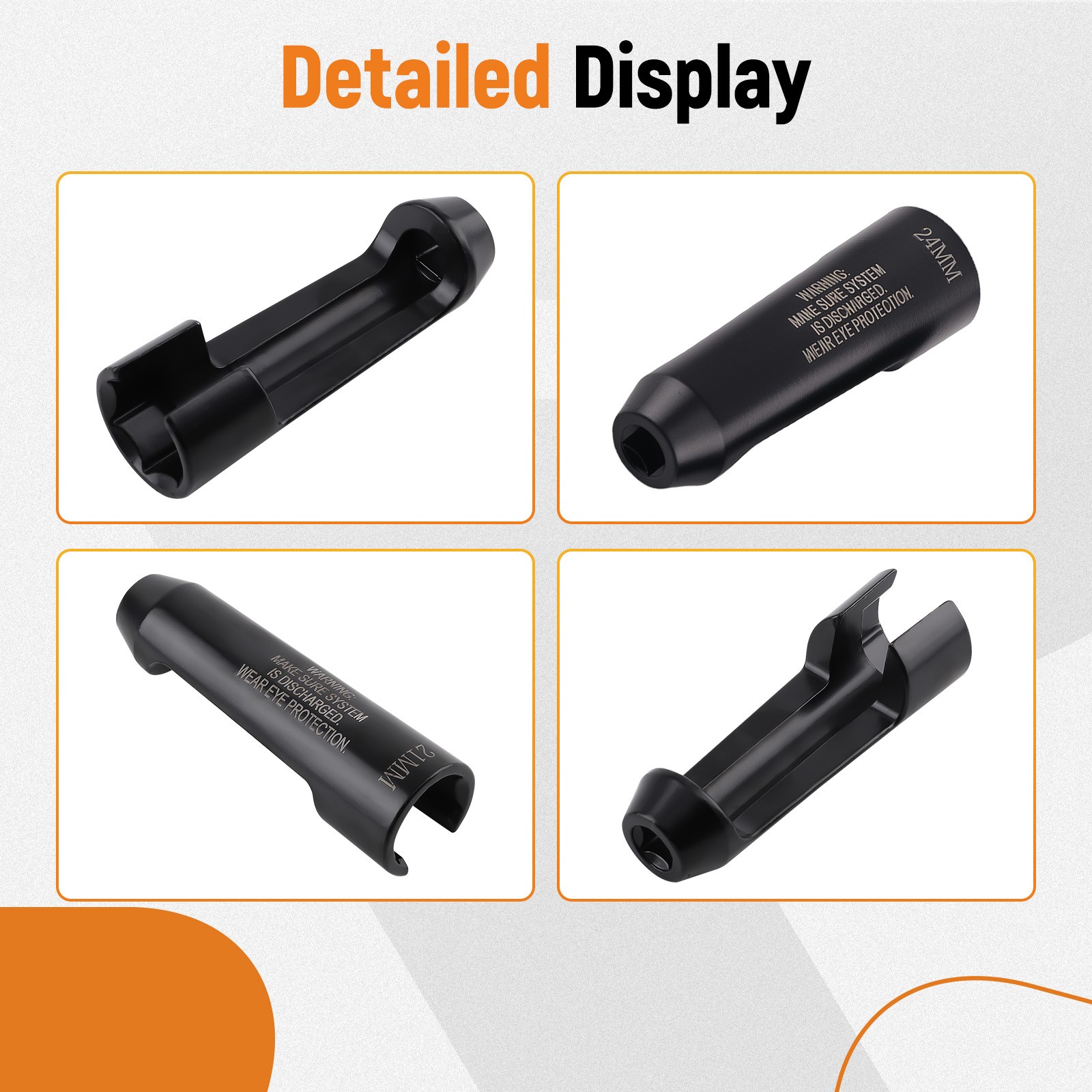 Fuel Line Socket Set 17-24mm for BMW N54 N63 S63 Cummins Paccar MX13 12090