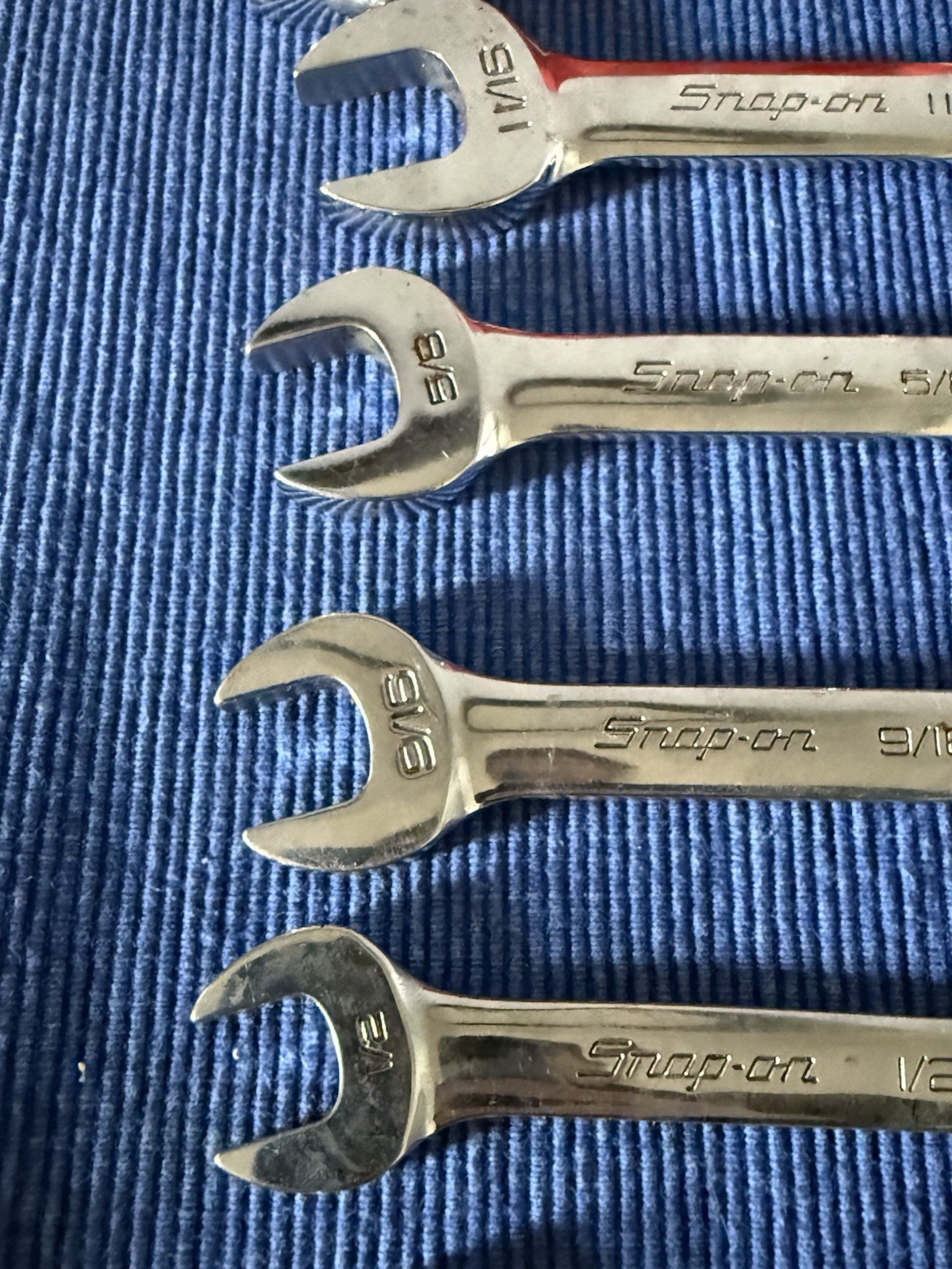 Snap-On OXI Flank Drive 12 Point Midget Combination Wrench Set of 6 Mecanic