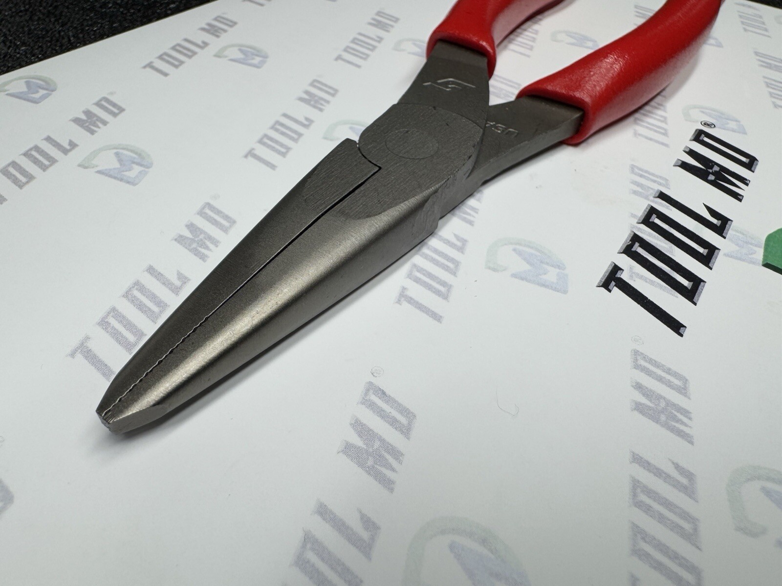 Snap-on Tools USA NEW RED 8″ Talon Soft Grip Needle Nose Pliers 96ACF