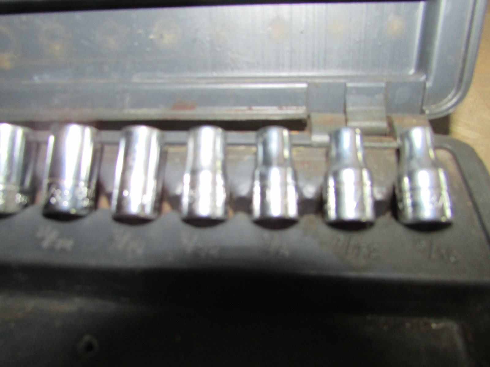 Vintage Craftsman 1/4″ Drive SAE Socket Set USA -V- VJ RACHET extras included