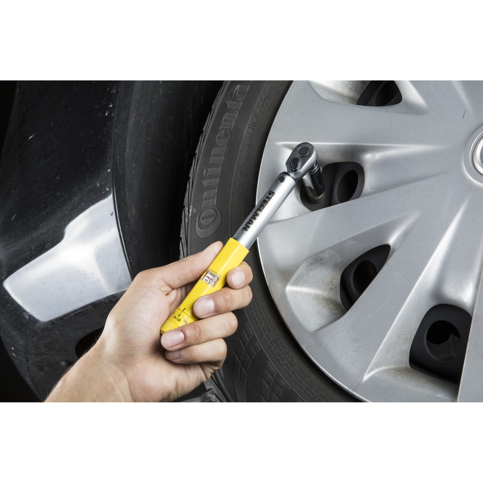 Steelman 1/4 in. Drive Micro Adjustable Torque Wrench, 30-150 Inch Pounds 96249