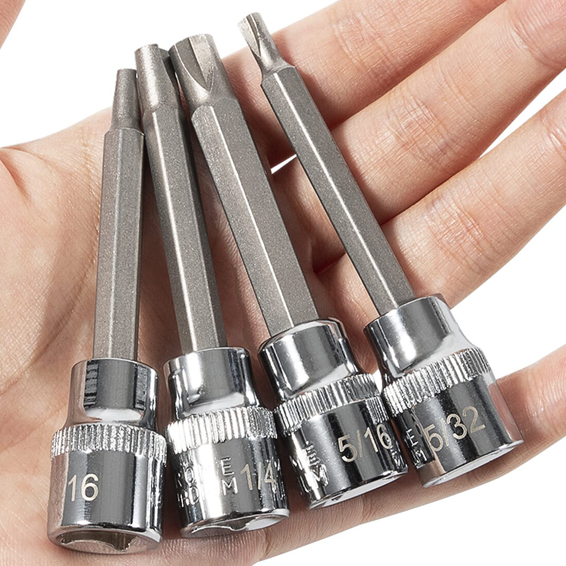 8755 Clutch Head Bit Socket Set 3/8″ Square Drive Fit for Older Chevy Car Trucks