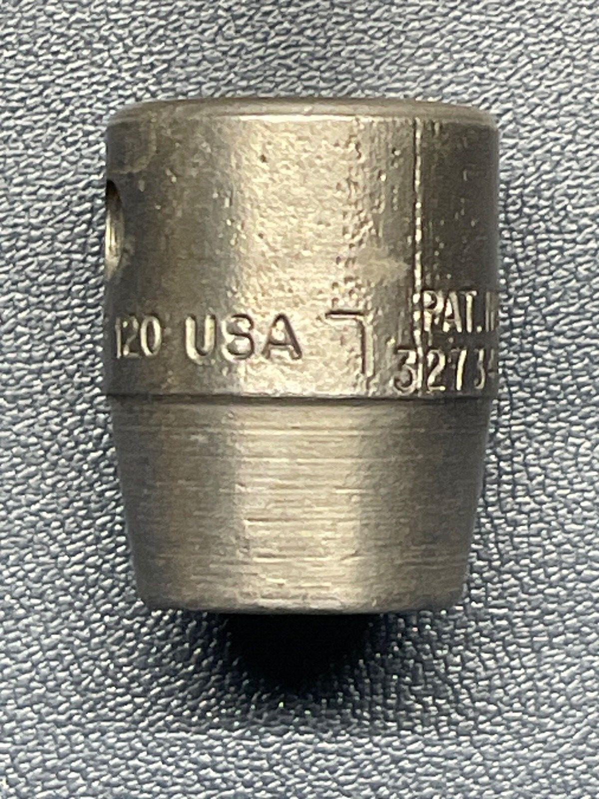 SNAP-ON 3/8 x 3/8 Drive 6 Point Shallow Impact Socket PF120 – DATE CODE 1967