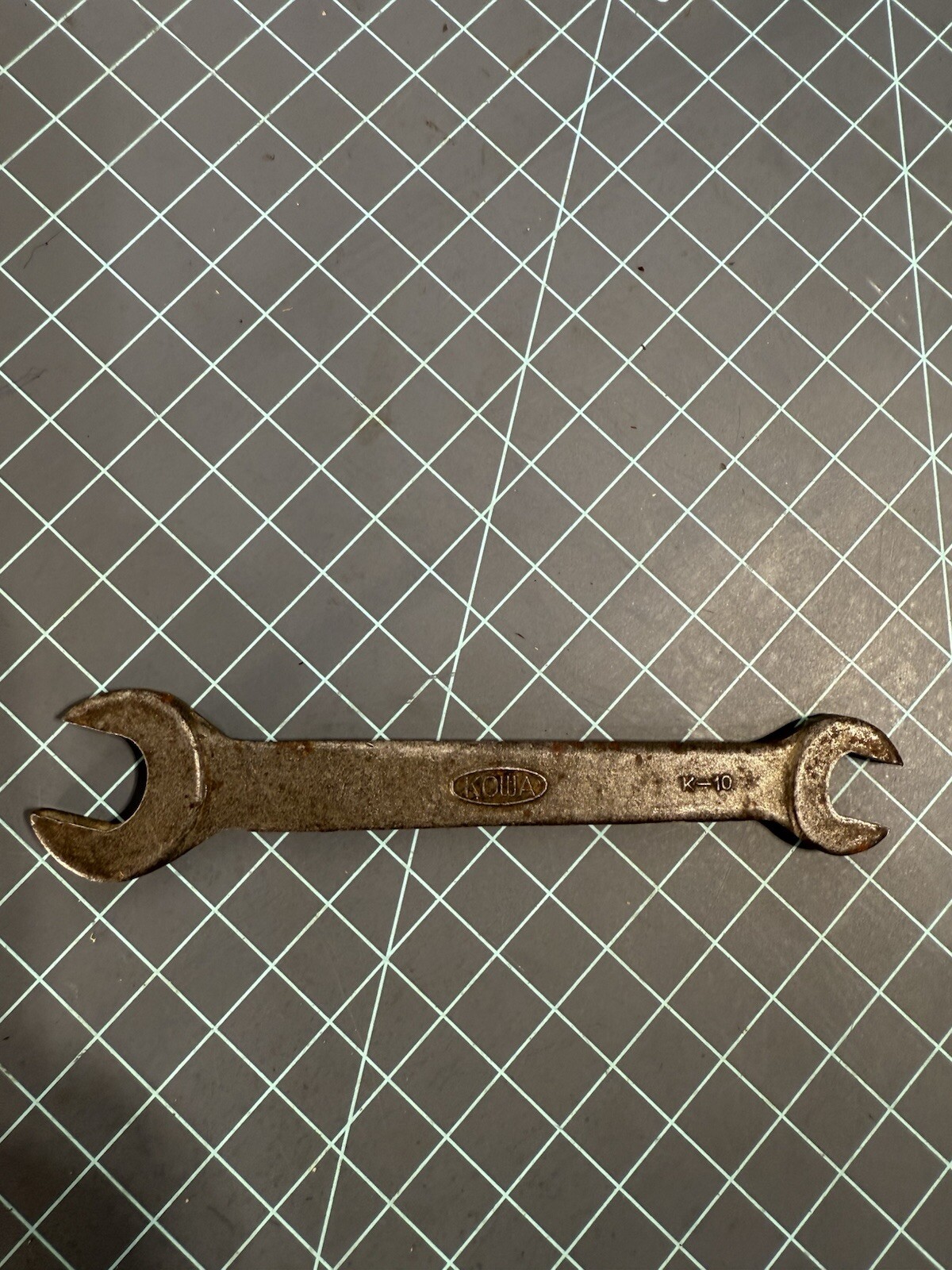 Vintage Honda Motors HM Kowa Open Ended 14mm 10mm Comination Wrench