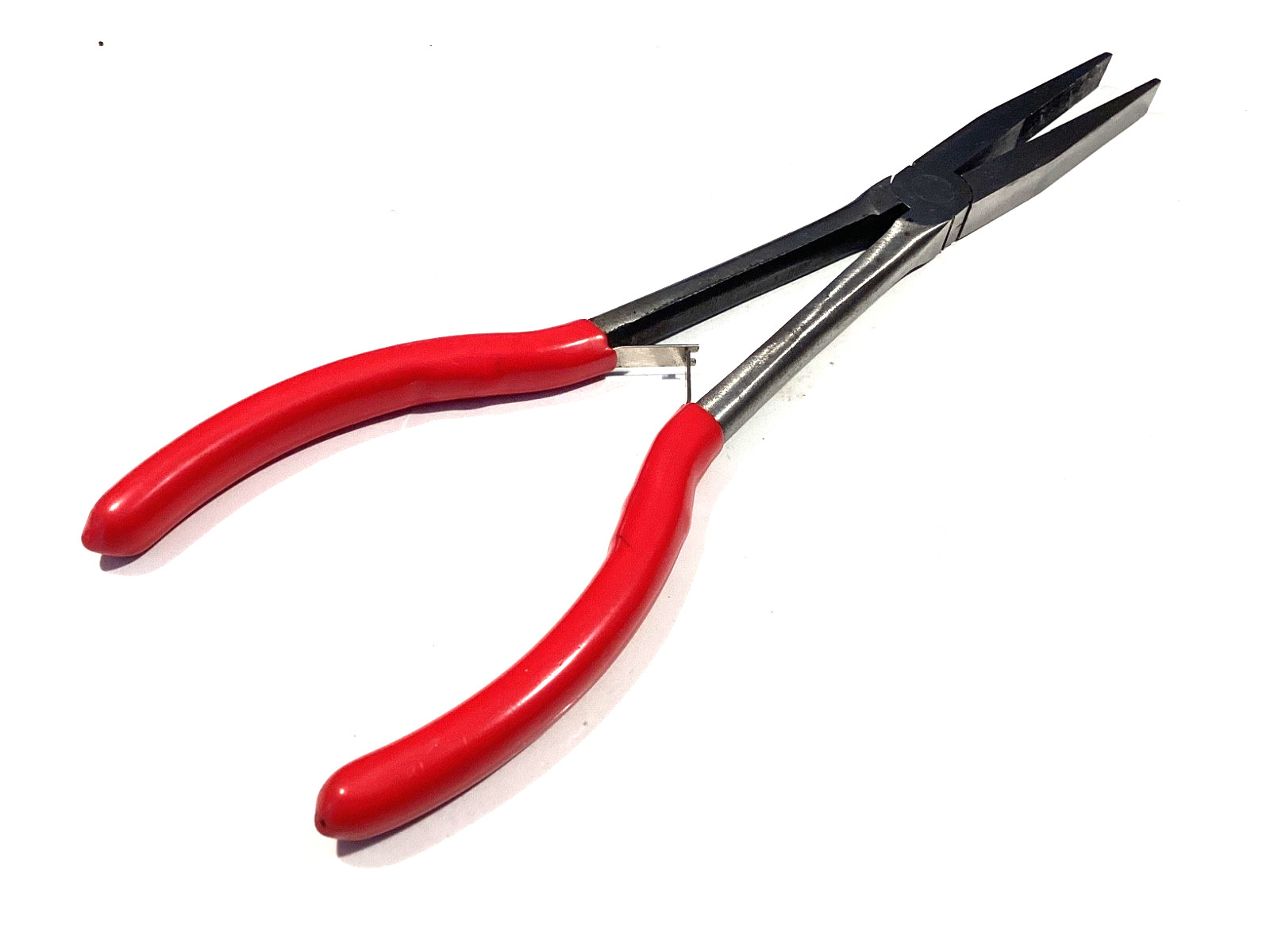 Mac Tools P11LRDBA 11” RED Long Reach Duck Bill Pliers Spring Loaded Handle NICE
