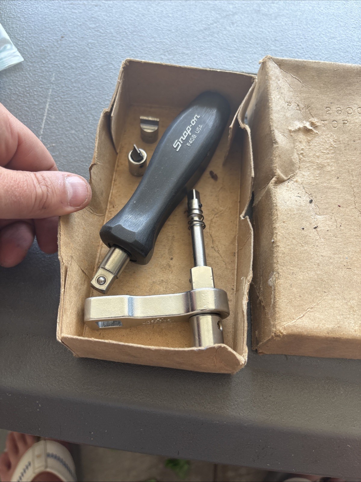 Snap-on ST669-1 Handle Assembly Tool F40B 3/8″ Driver [Mint]