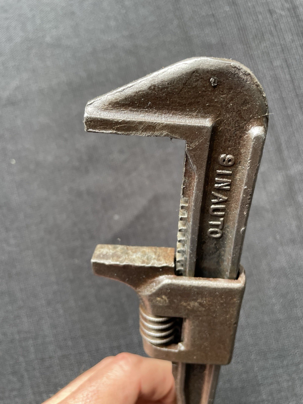 Auto Wrench 9 Automotive Mechanics Hand Tool Vintage Unmarked