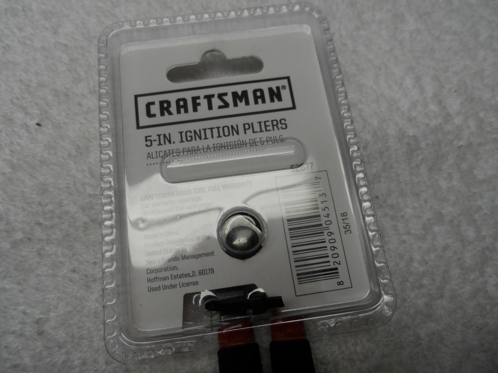 Craftsman 5″ Ignition Pliers, made in China – Part # 47325