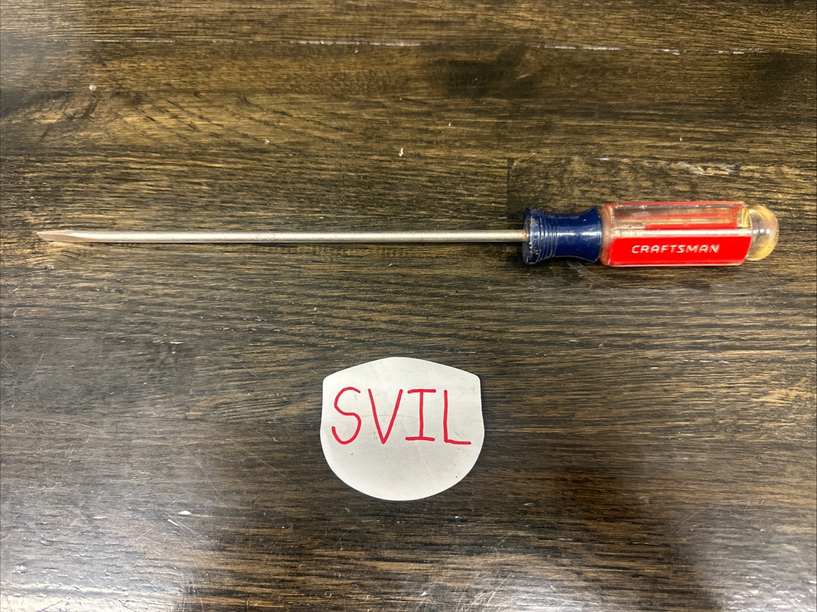 Craftsman Screwdriver 41248 Flat Slotted 7.5″ Blade 3/16″ USA