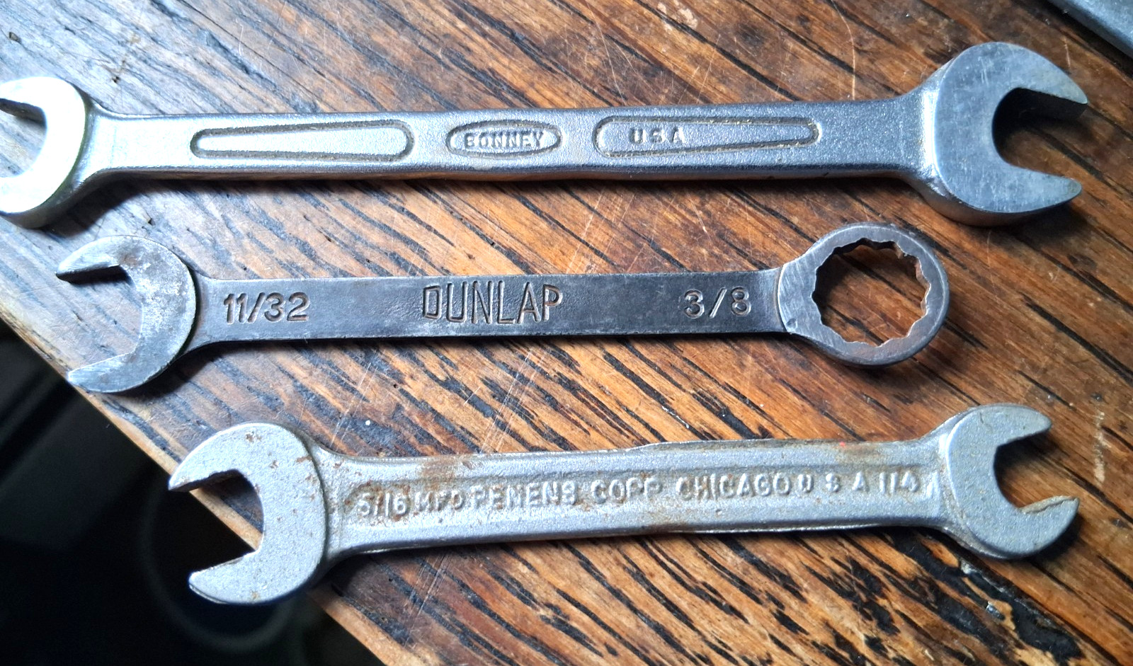 9-Multible Combination Wrenches Fuller Dunlap Bonney Pittsburgh Renes Corp Chi