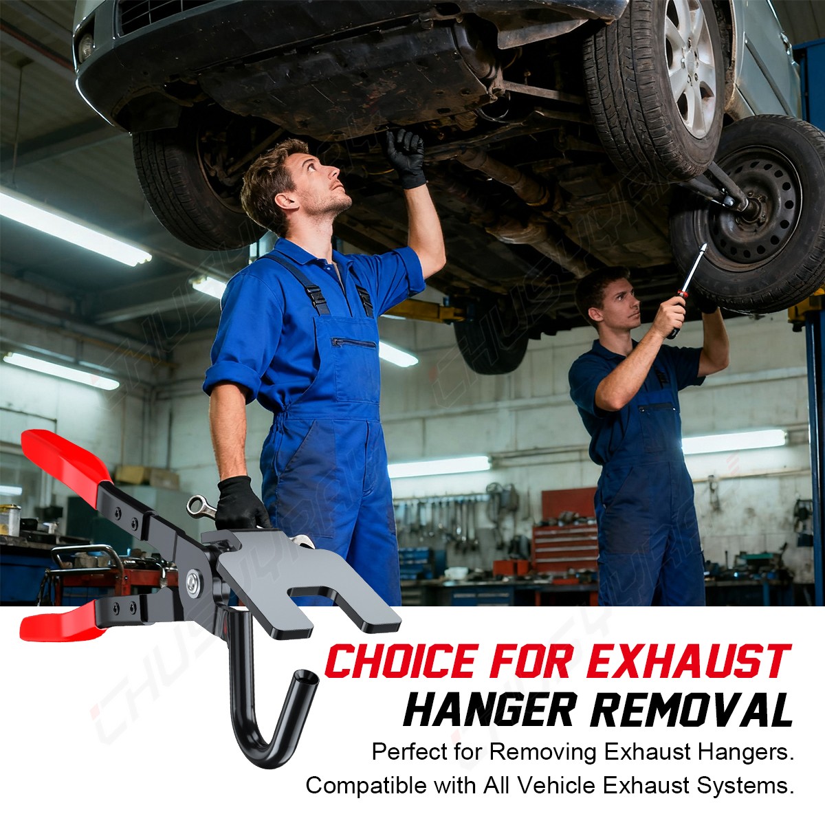 Exhaust Hanger Removal Pliers Grommet Removal Tool Muffler Rubber Pliers