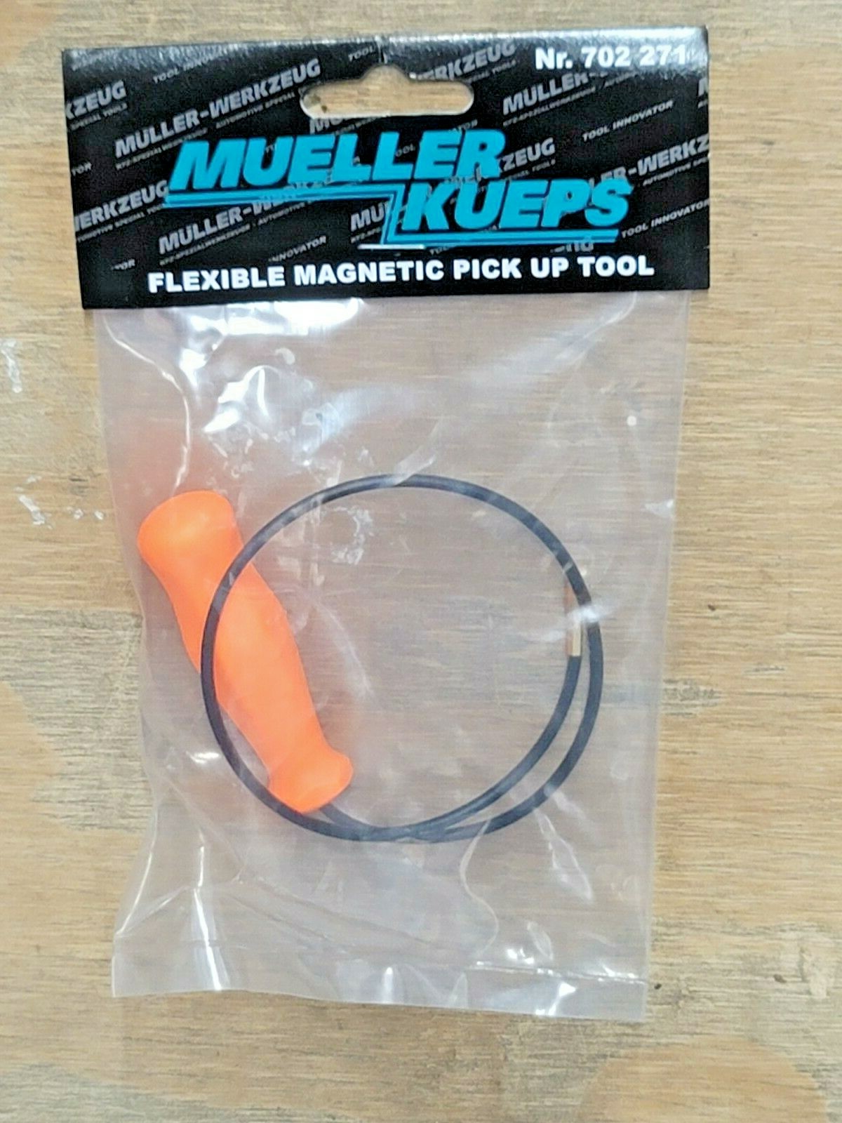 Mueller Kueps Small Flex Shaft Magnet Pick Up Tool, Orange #702271