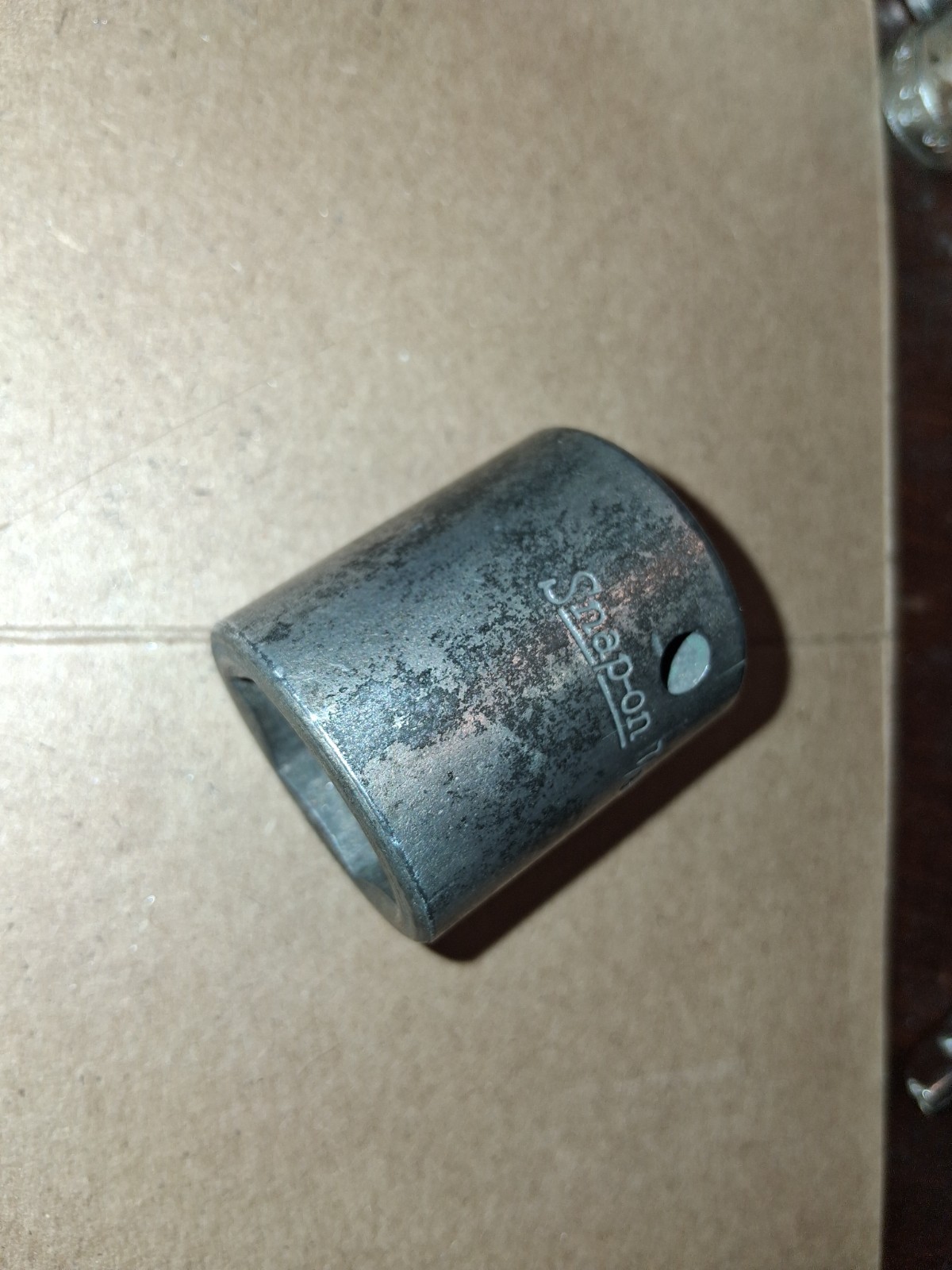 Vintage Snap On Tools IM280 1/2 Drive 6Pt SAE 7/8 (22mm) Shallow Impact Socket