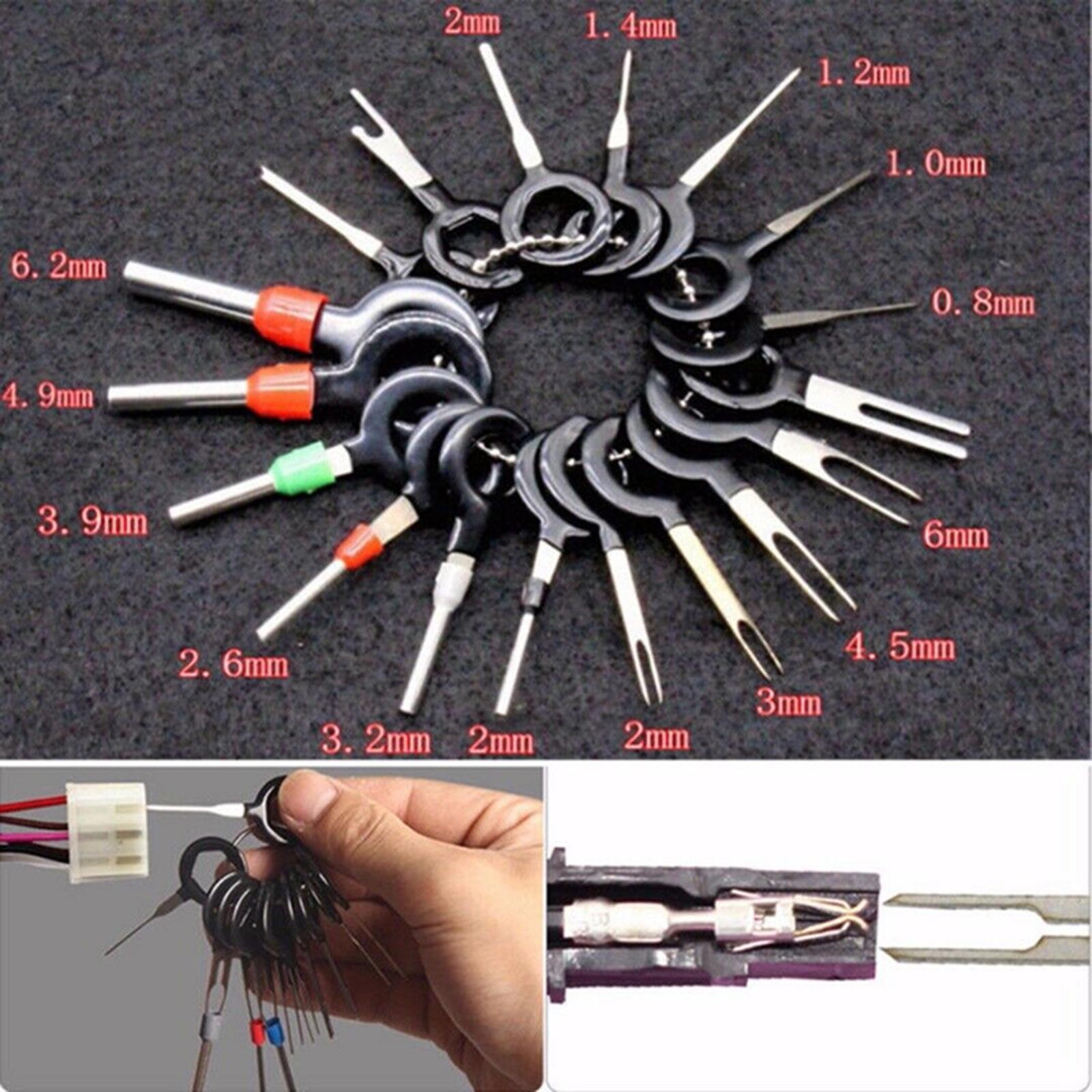 36PCS Stainless Steel Harness Connector Terminal Needle Retractor Removal Tool