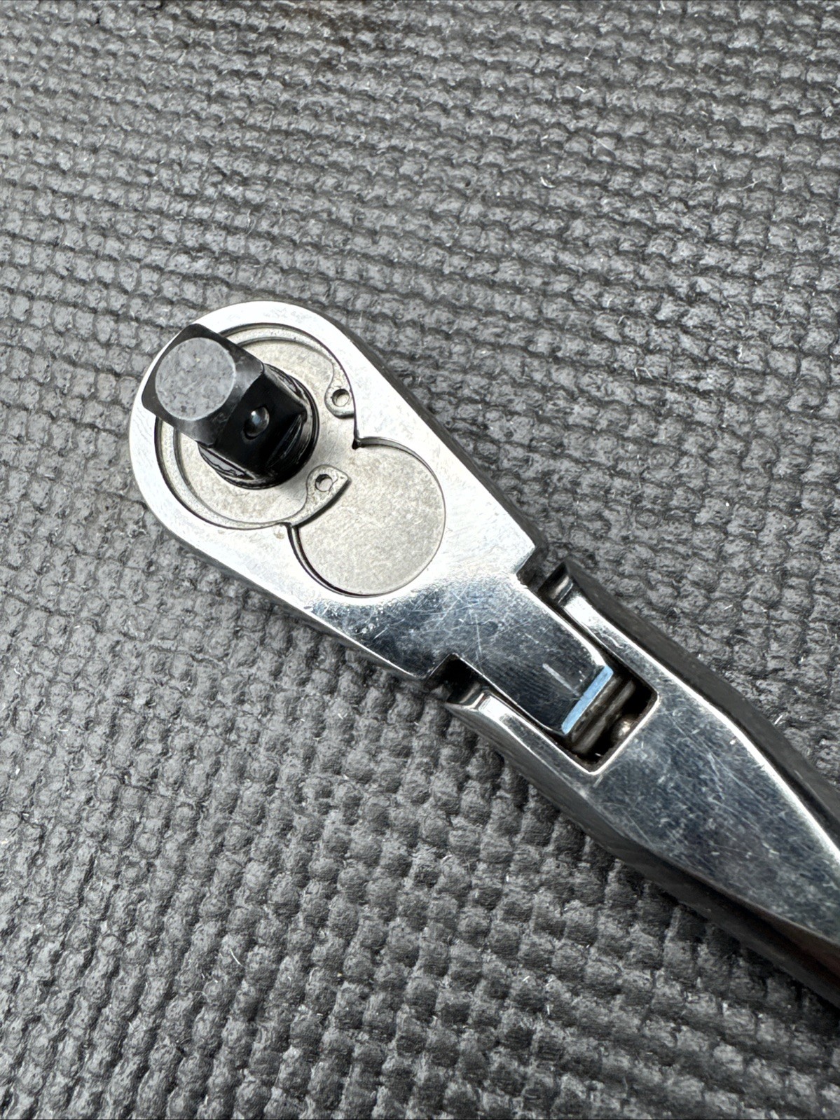 Sears Craftsman USA 3/8” Black Ergo Handle Flex Head Ratchet 44836 Fresh Rebuild
