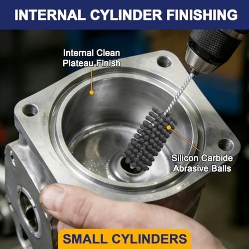 Flex Hone 15mm 320 Grit Cylinder Hone Brush for Engine Deburring Polishing