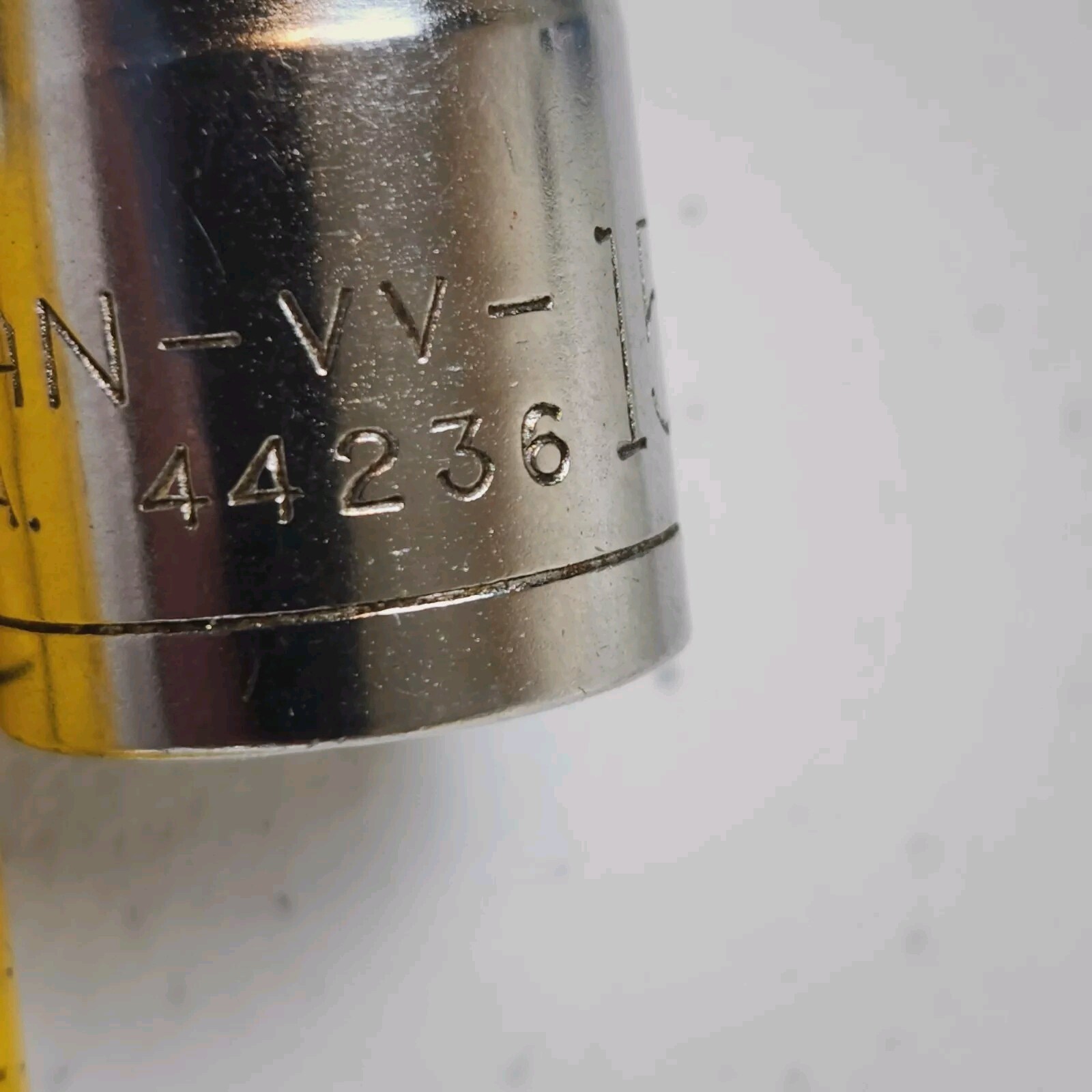 Vintage Craftsman USA 15mm 12 Point 1/2″ Drive Shallow Socket 44236 -VV- Series