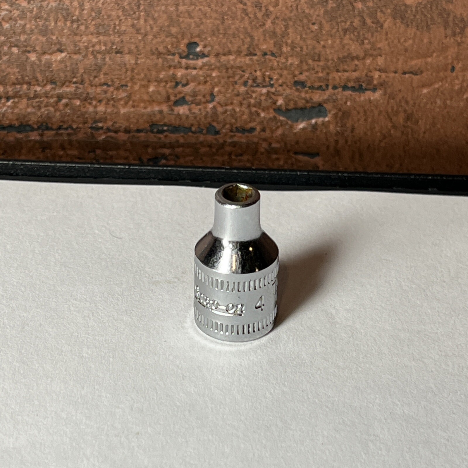 Snap On USA 4mm 6 Point 1/4″ Drive Shallow Socket TMM4 4 MM