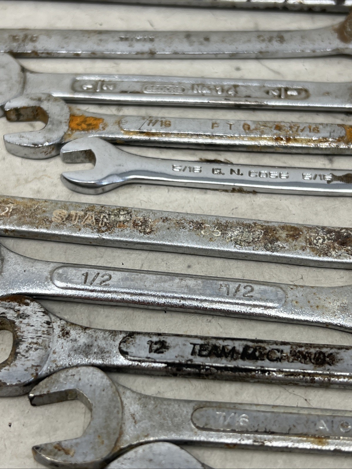 Mixed Lot of 25 Wrenches Pittsburg Durability Stanley Trades Pro
