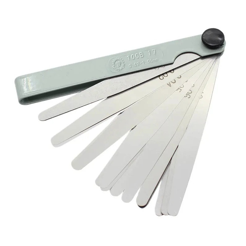 1pc 17-Blade Feeler Gauge Set 0.02–1.00mm Precision Gap Measuring Tool – NEW